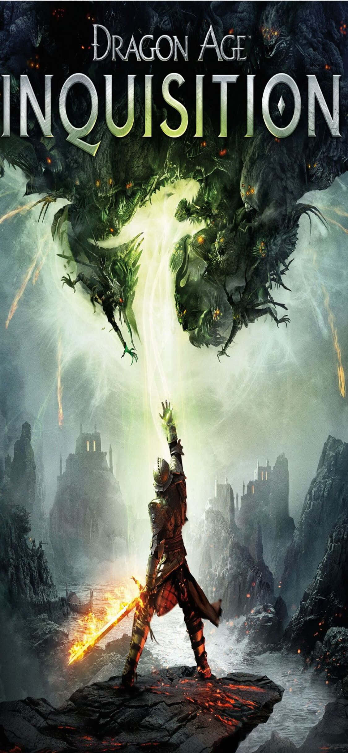 আপনার iPhone Xs-এ Dragon Age Inquisition-এর সাথে তীব্র গেমপ্লে ওয়ালপেপার