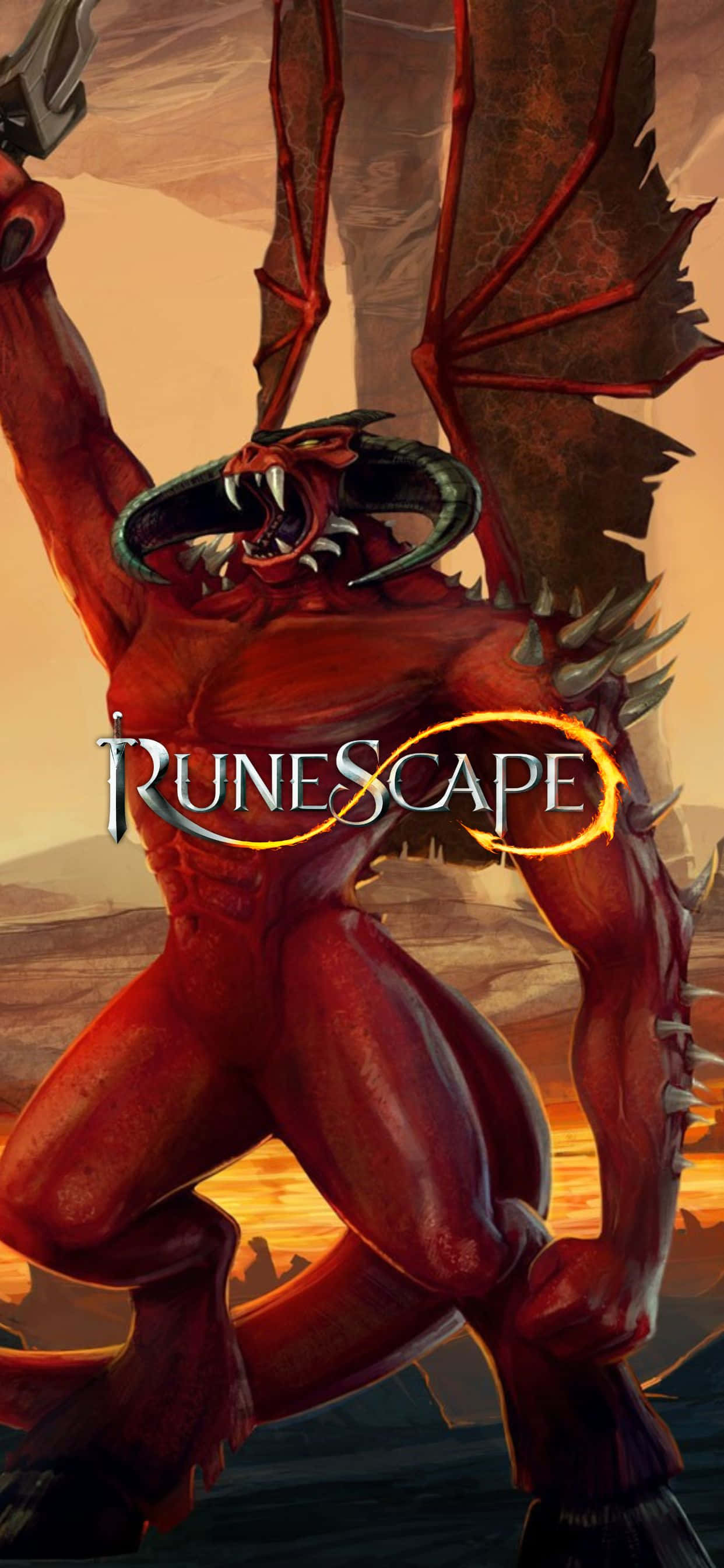 আপনার iPhone Xs Max-এ Runescape-এর জগত অন্বেষণ করুন ওয়ালপেপার