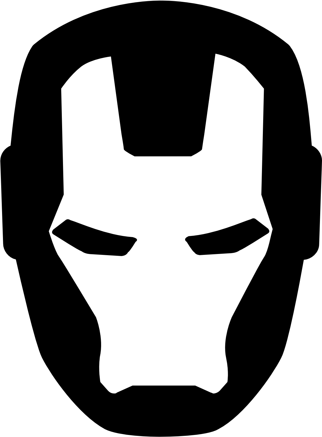 আয়রন ম্যান হেলমেট আইকন ওয়ালপেপার