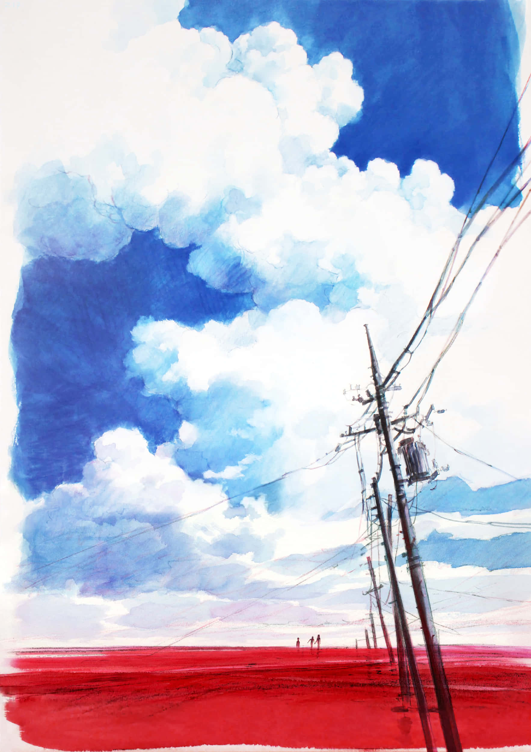 ইভাঞ্জেলিয়ন ৩.০ ১০ পোস্ট ইন দ্য রেড ফ্লাড ওয়ালপেপার