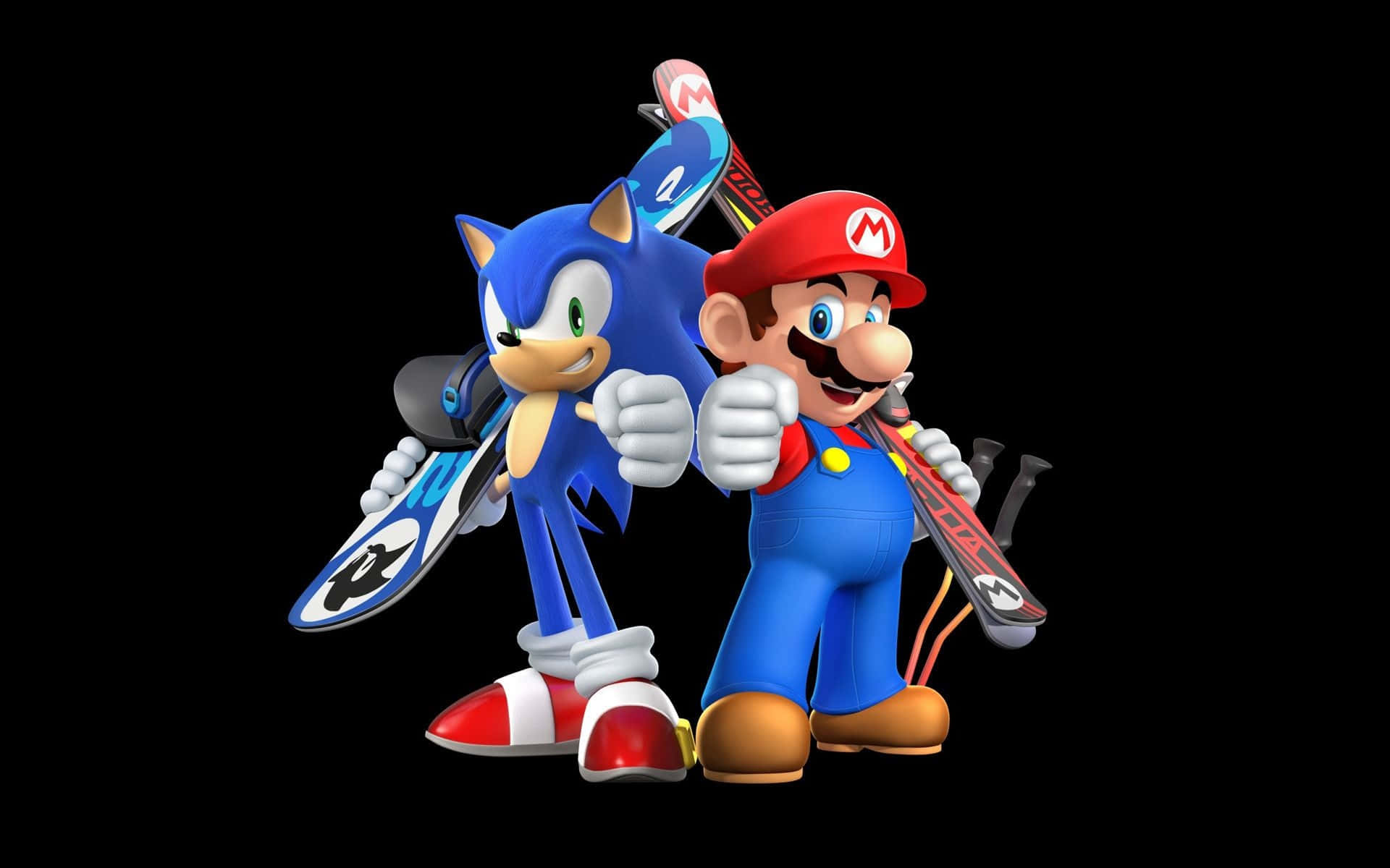 উত্তেজনাপূর্ণ শীতকালীন খেলাধুলার অ্যাকশন ওয়ালপেপার
