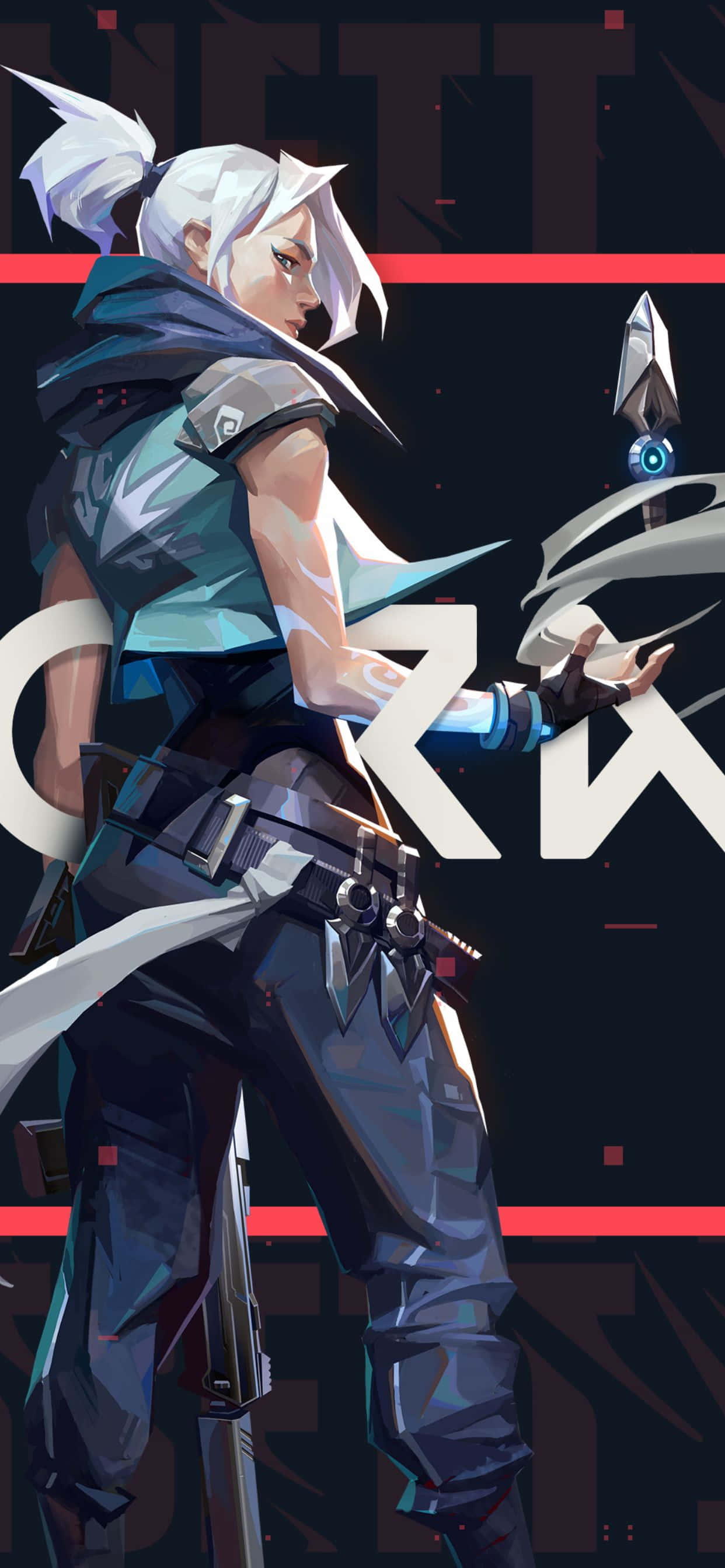 একটি কালো ব্যাকগ্রাউন্ডের সামনে তলোয়ার হাতে একটি মেয়ে ওয়ালপেপার