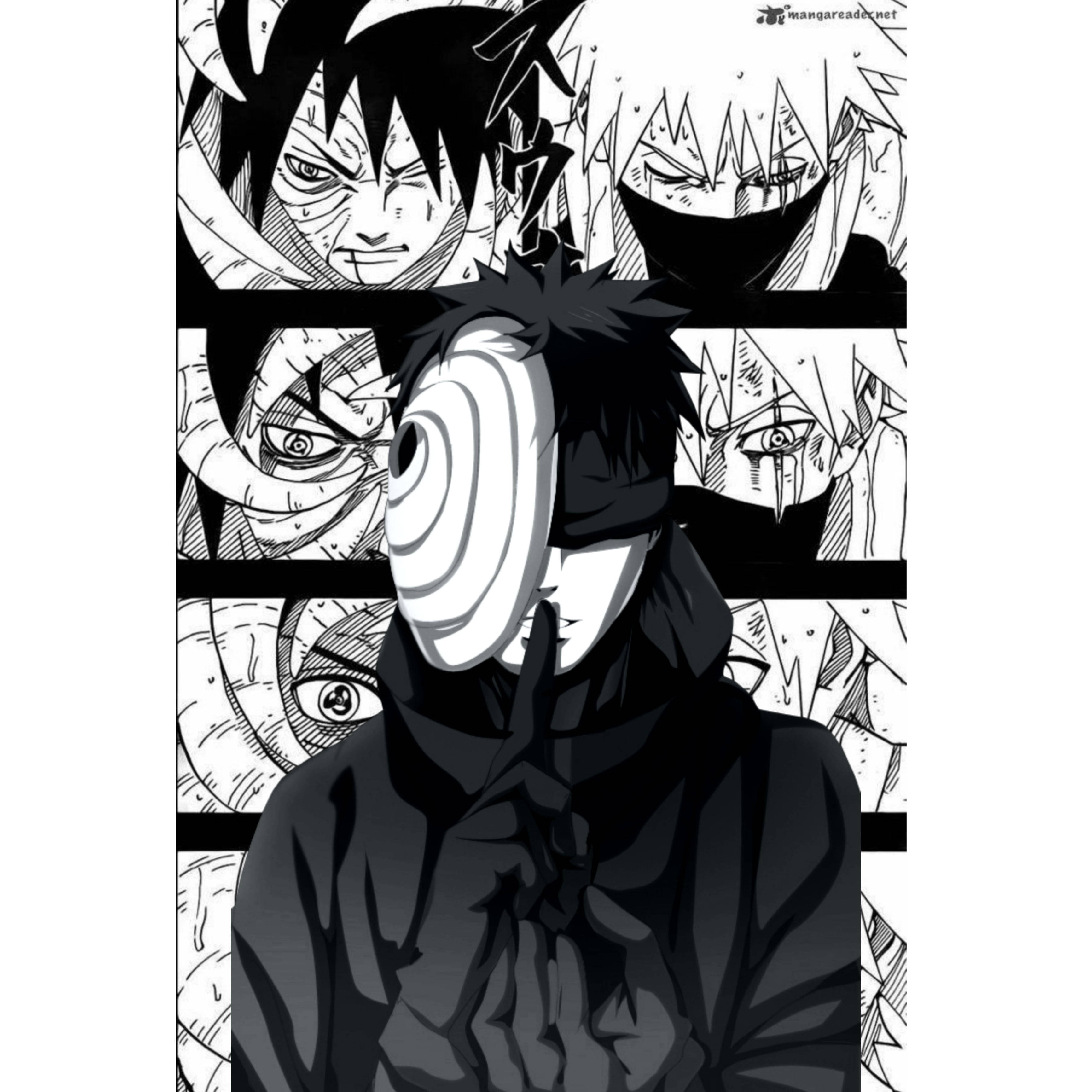 ওবিটো উচিহা মাস্ক 4K ওয়ালপেপার