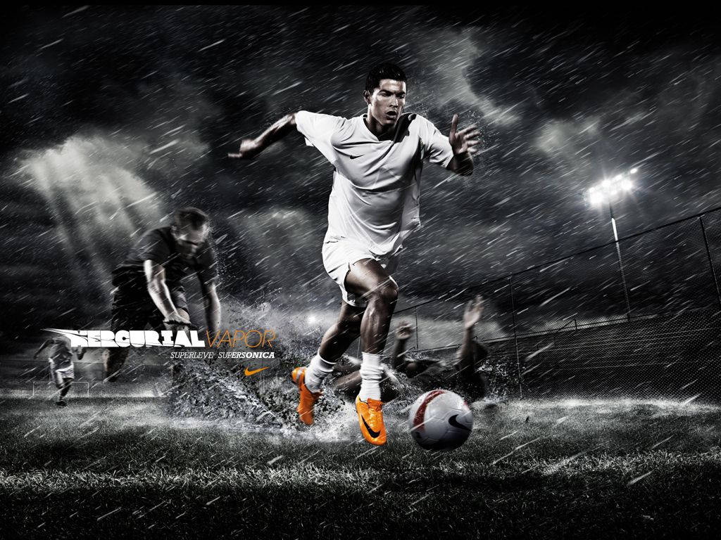ক্রিস্টিয়ানো রোনালদো Nike টিজার ওয়ালপেপার।