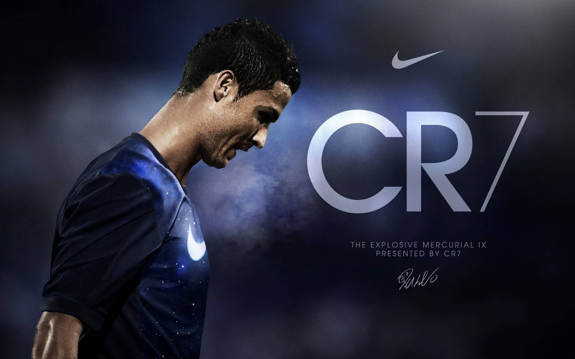 ক্রিস্টিয়ানো রোনালদো CR7 Nike ওয়ালপেপার।