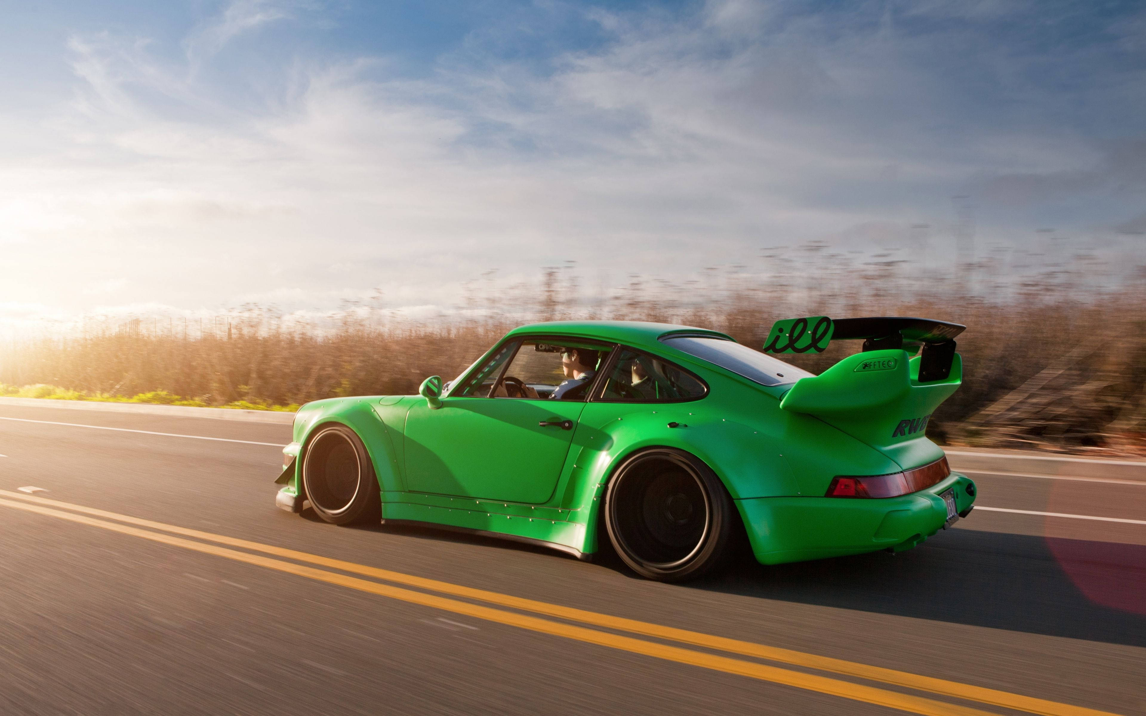 গাড়ি 4K RWB পোর্শে 911 ওয়ালপেপার