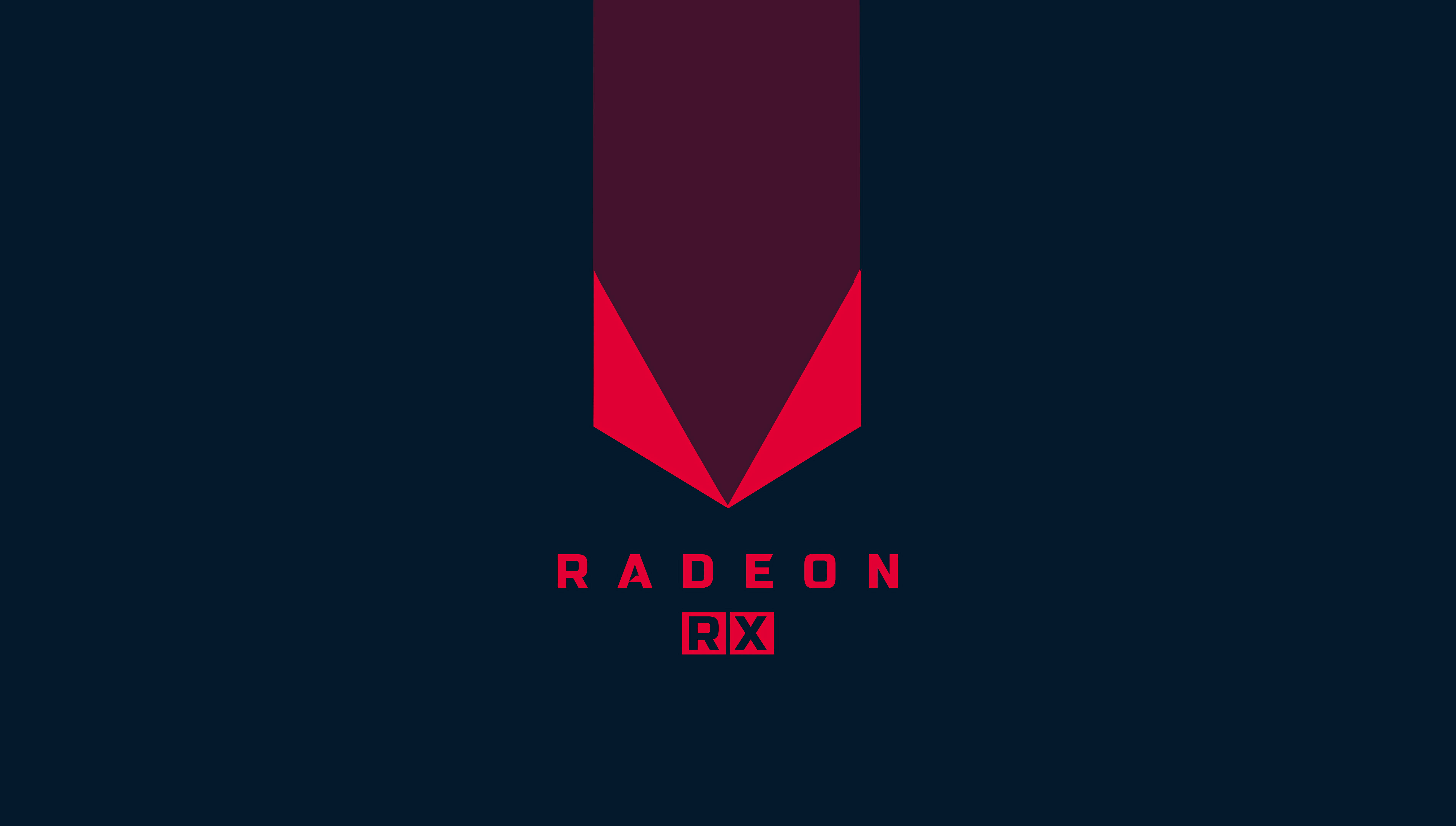 গাঢ় নীল AMD 4K ওয়ালপেপার