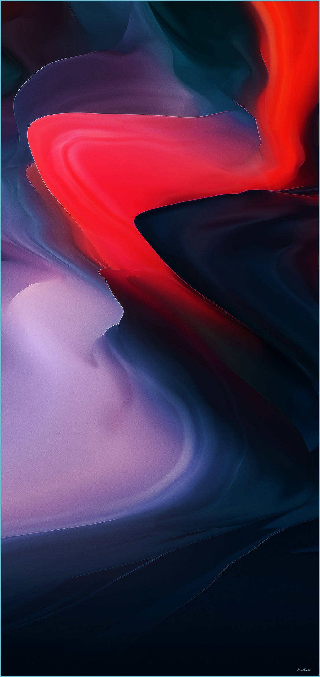 গাঢ় লাল অ্যাবস্ট্রাক্ট ডিজাইনে মার্জিত OnePlus 9 Pro ওয়ালপেপার