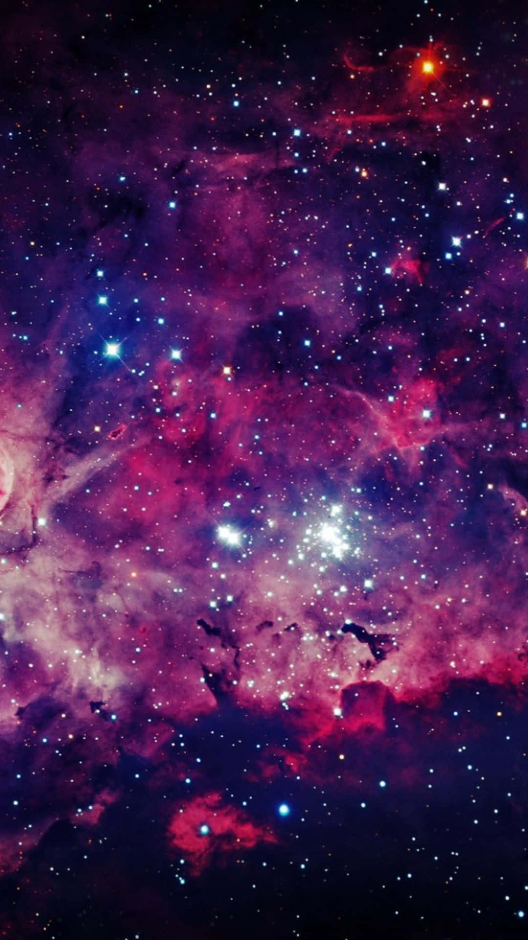 গ্যালাক্সি S5 তারা মেঘ বেগুনি ওয়ালপেপার