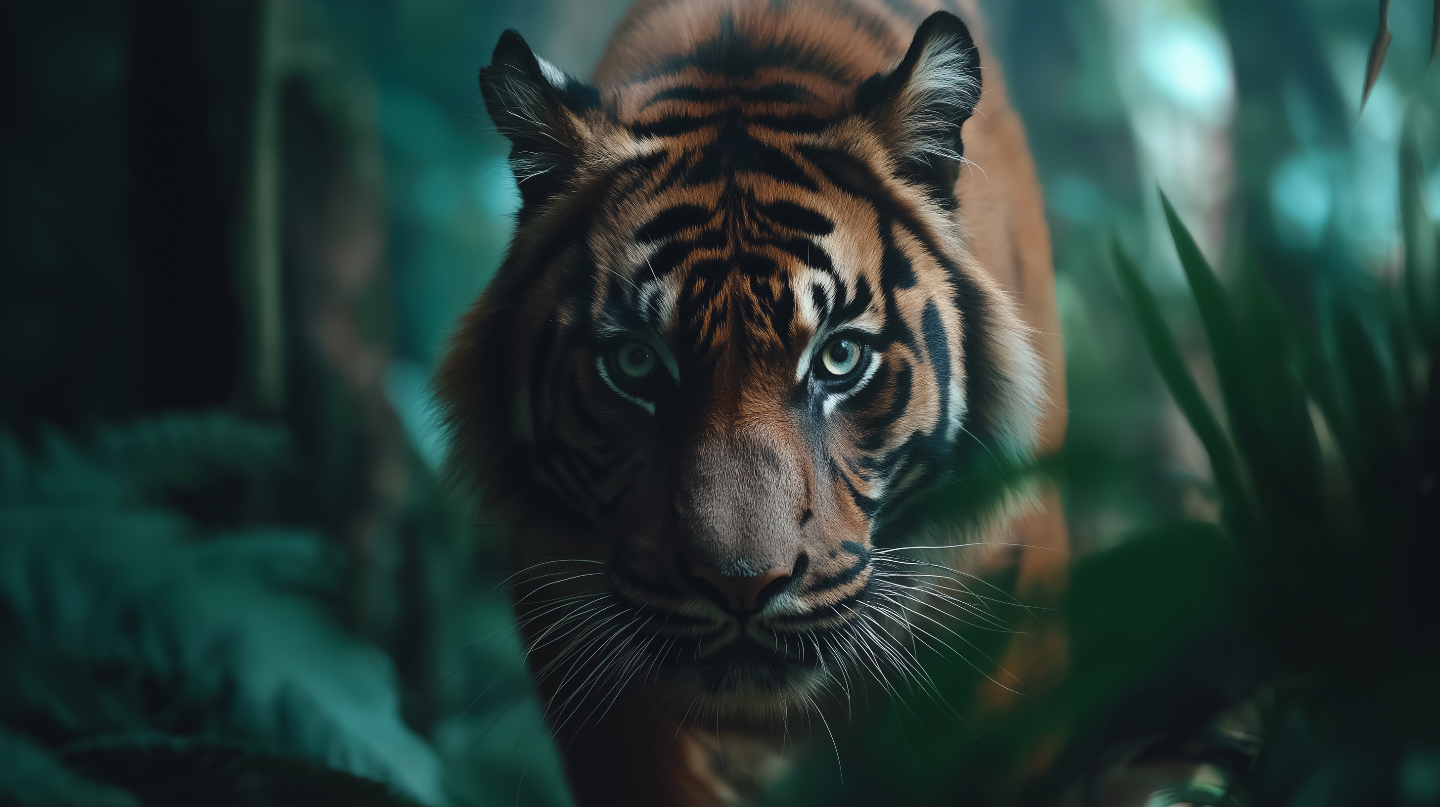 ঘুরে বেড়ানো বাঘ ওয়ালপেপার