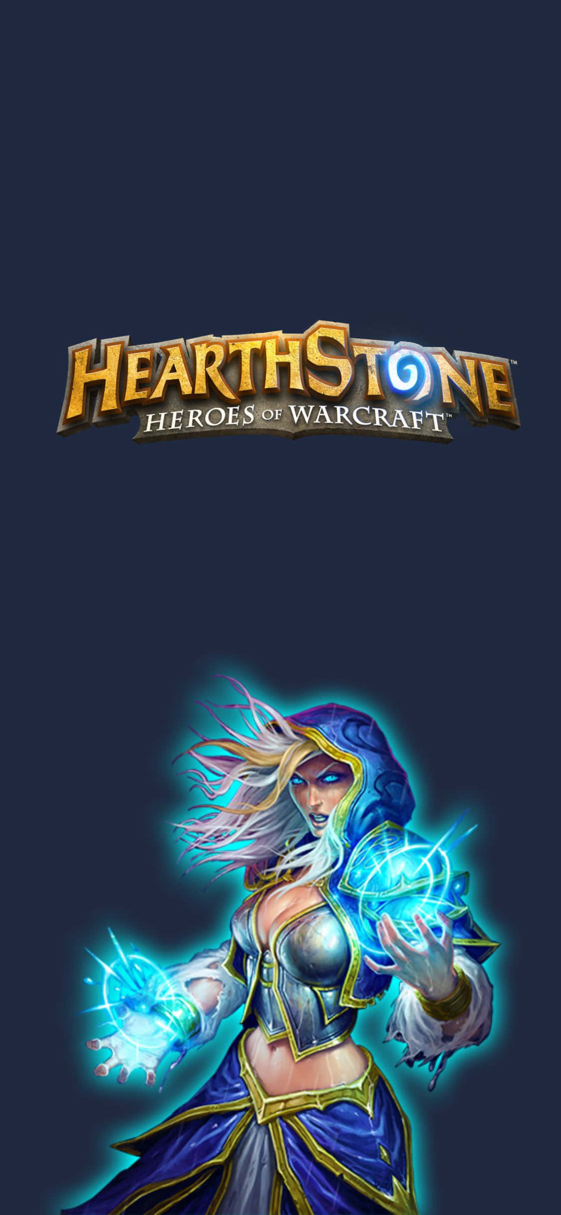 Jaina Proudmoore iPhone XS Hearthstone ব্যাকগ্রাউন্ড ওয়ালপেপার