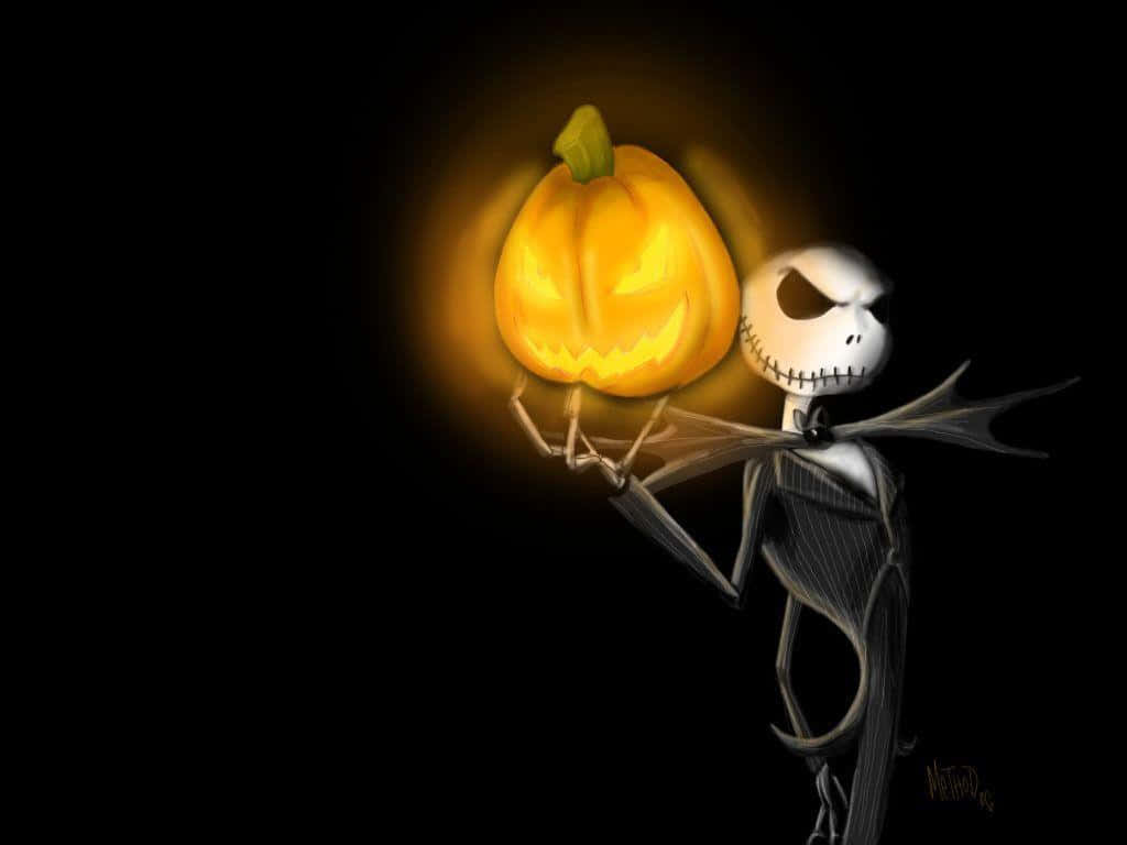 জ্যাক স্কেলিংটন, টিম বার্টনের দ্য নাইটমেয়ার বিফোর ক্রিসমাস থেকে হ্যালোইন টাউনের রাজা ওয়ালপেপার