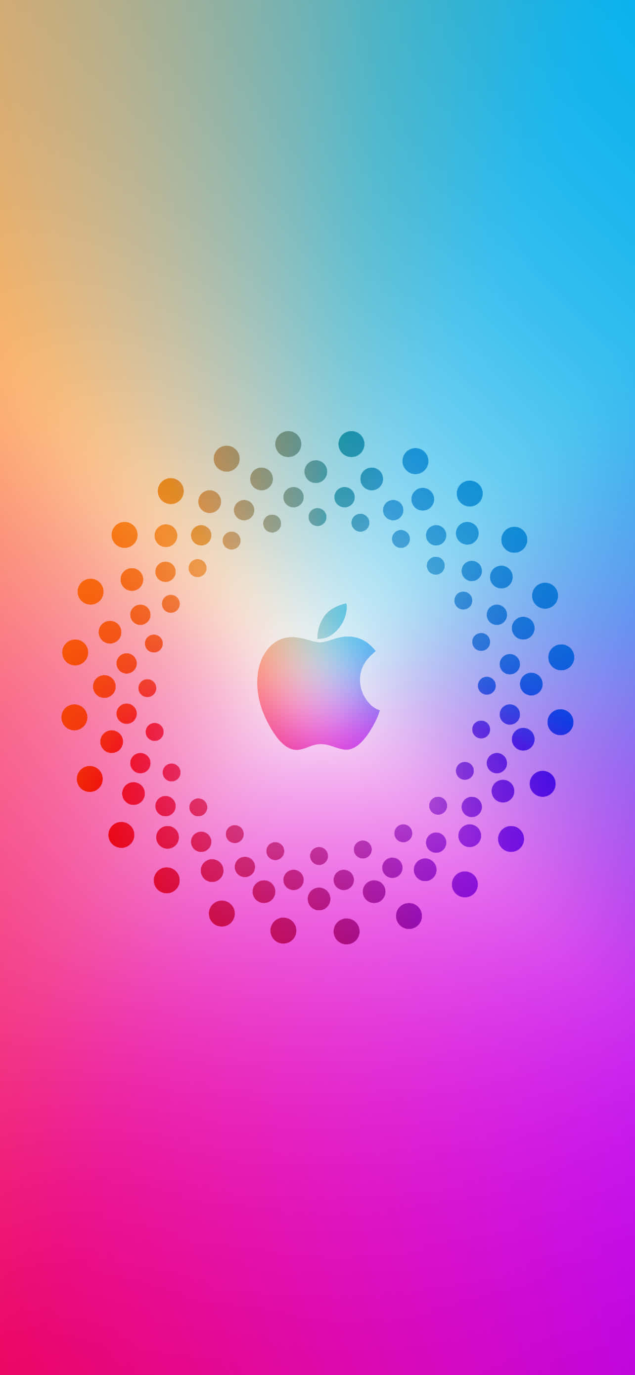 ডটস সহ লোগো অ্যামেজিং অ্যাপল HD iPhone ওয়ালপেপার