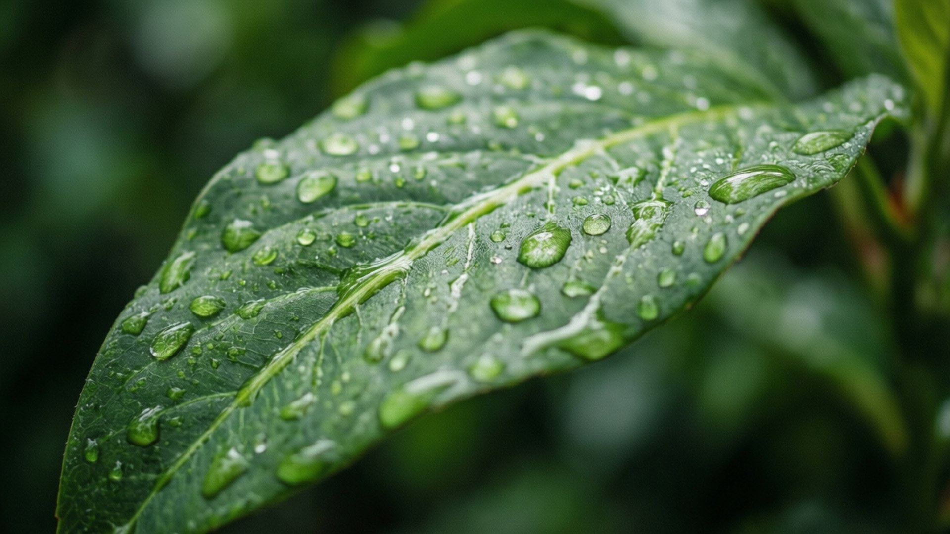 ডিউই লিফ ম্যাক্রো ওয়ালপেপার