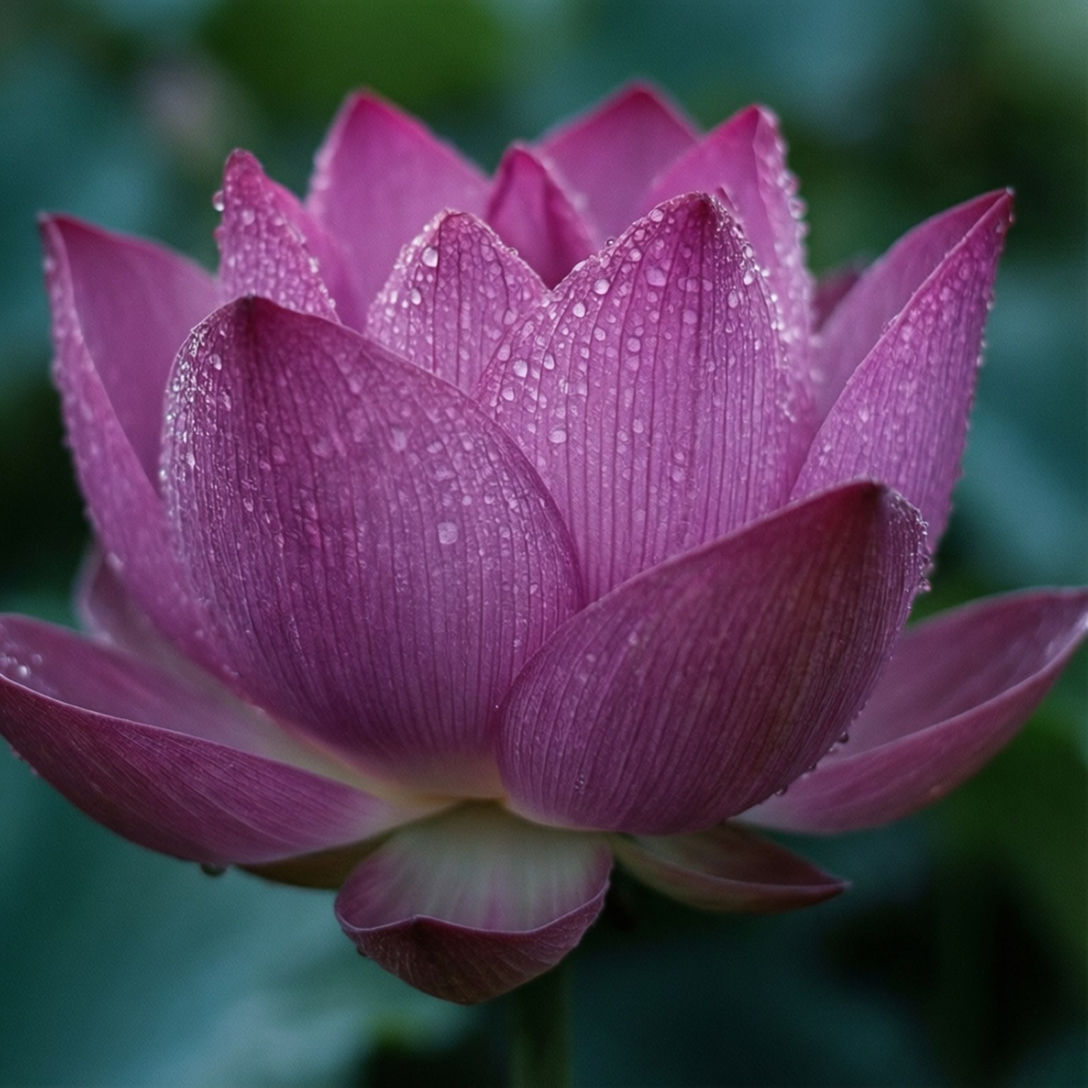 ডিউই লোটাস ম্যাক্রো ওয়ালপেপার