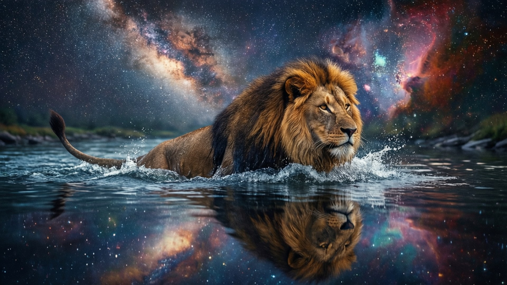 তারাময় নদী ওয়ালপেপার