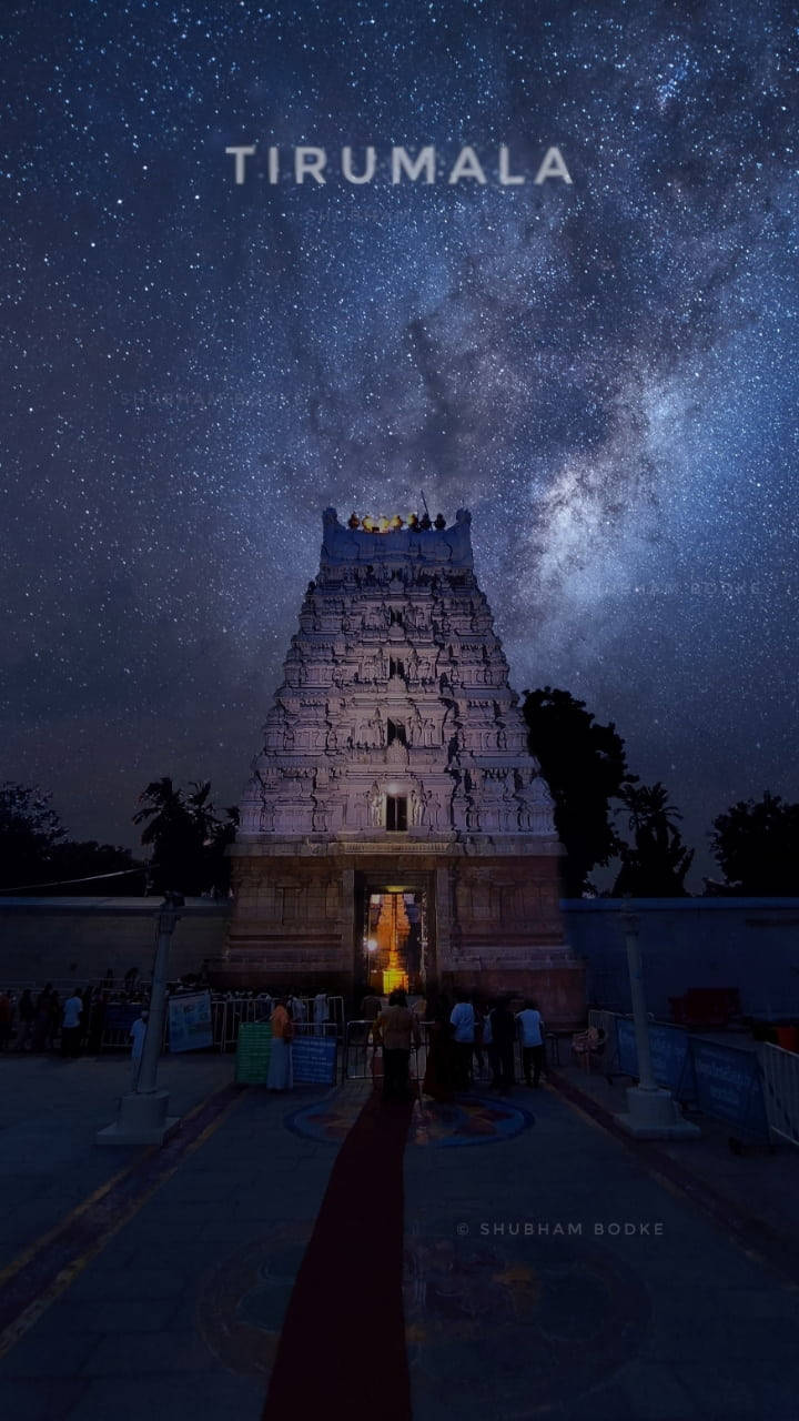 তিরুপতি বালাজি গ্যালাক্সি মন্দির — গ্যালাক্সি ওয়ালপেপার