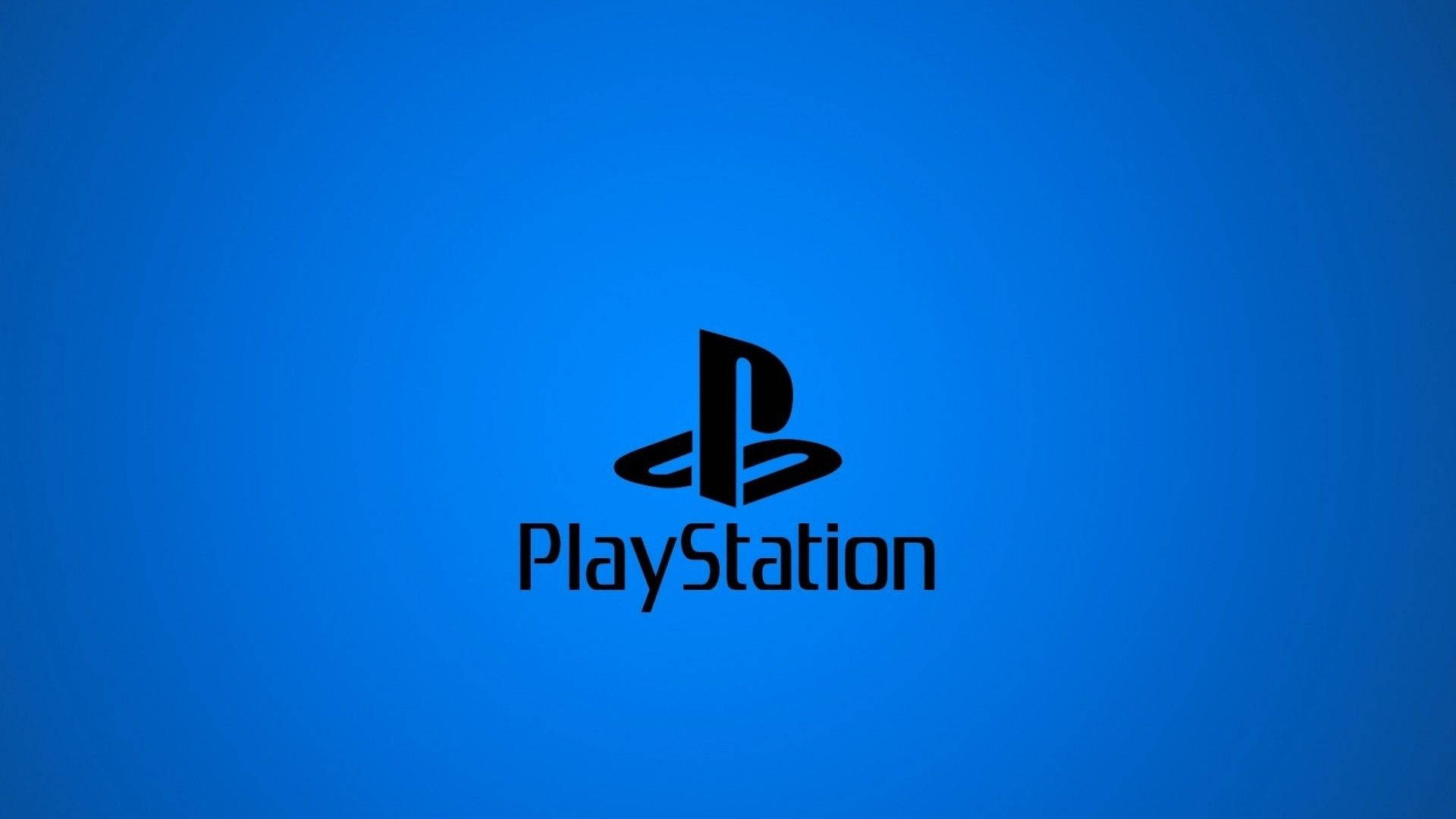 নিয়ন নীল PS4 লোগো ওয়ালপেপার