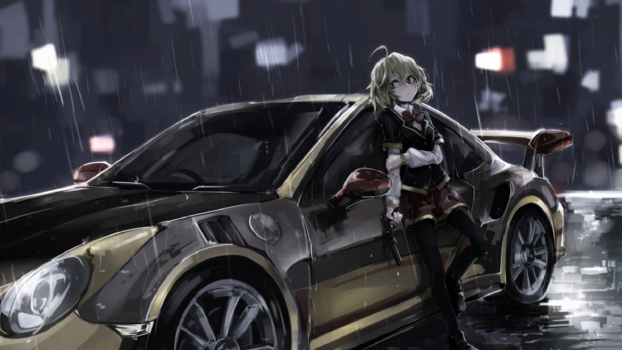 নিসান GT-R অ্যানিমে গাড়ি ওয়ালপেপার