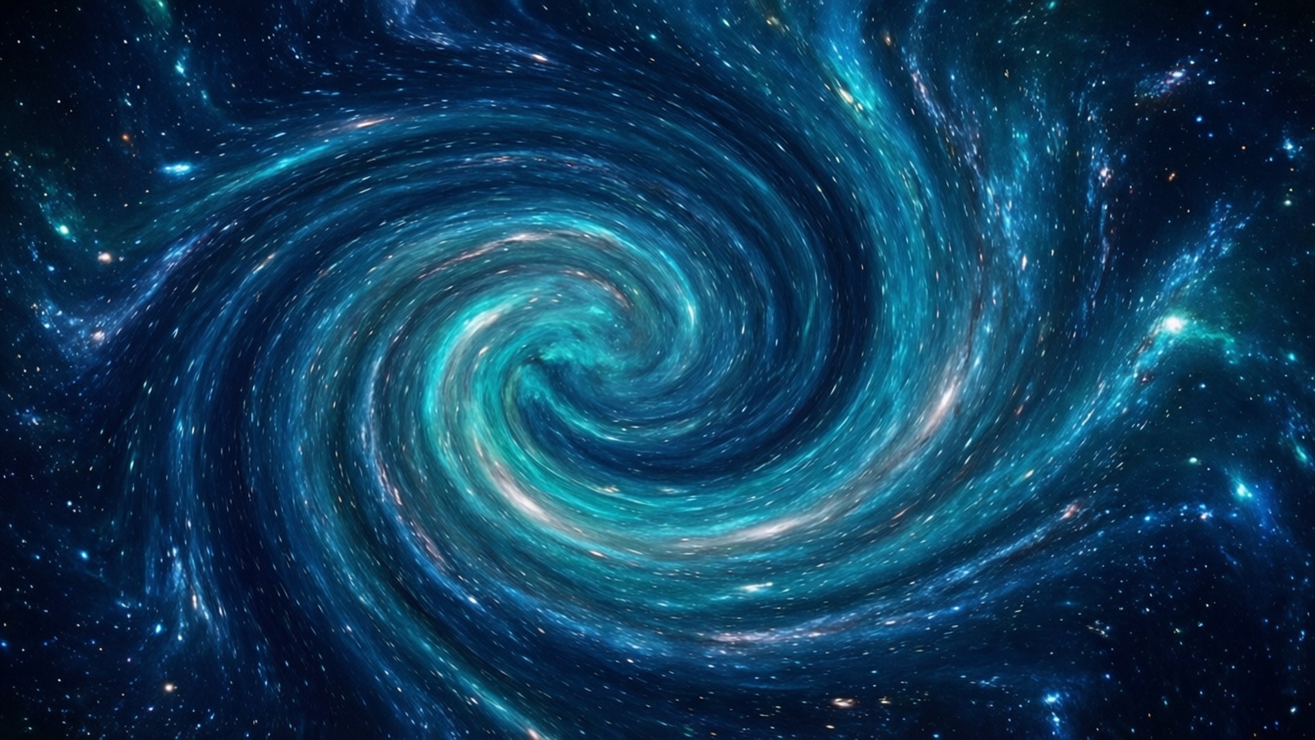 নীল মহাজাগতিক ঘূর্ণি ওয়ালপেপার