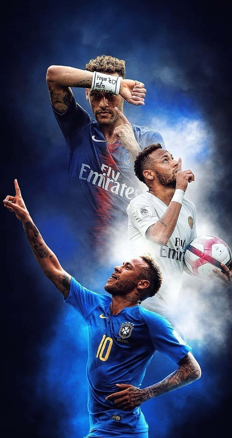 নেইমারের বল নিয়ন্ত্রণ প্রদর্শন ওয়ালপেপার