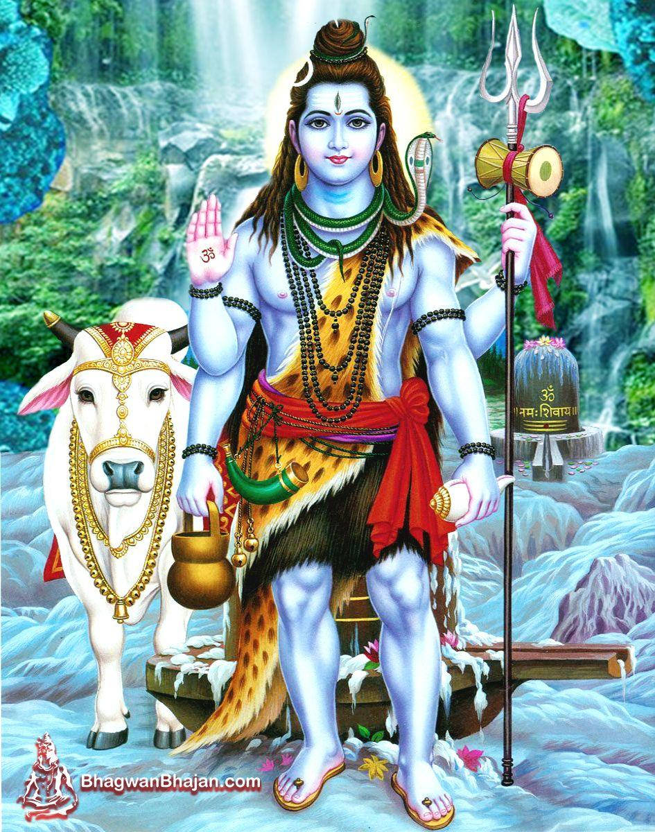 পবিত্র শিব শঙ্করের মহিমান্বিত জলপ্রপাত এইচডি ওয়ালপেপার