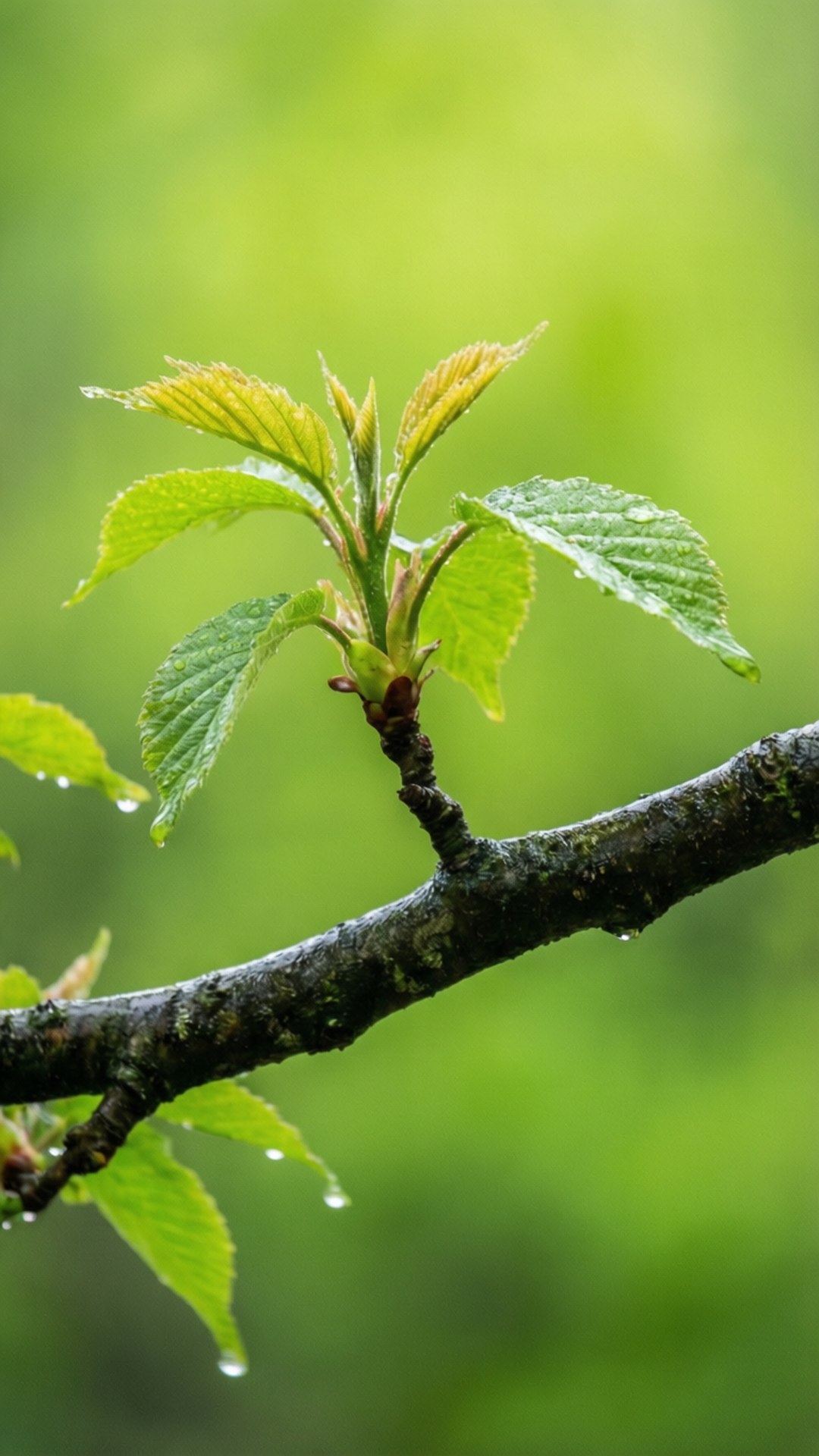 পাতা ও সবুজ আকাশ ওয়ালপেপার