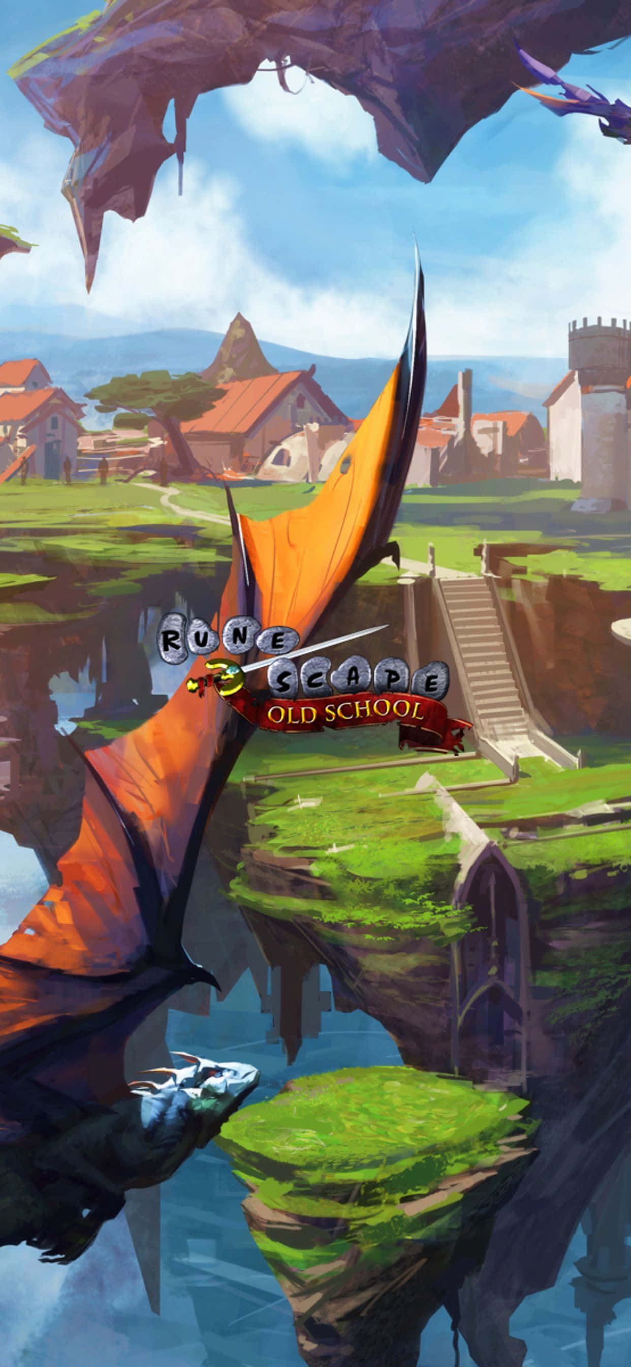 পোর্ট্রেট ড্রাগন আইফোন Xs Max Runescape Oldschool ব্যাকগ্রাউন্ড ওয়ালপেপার