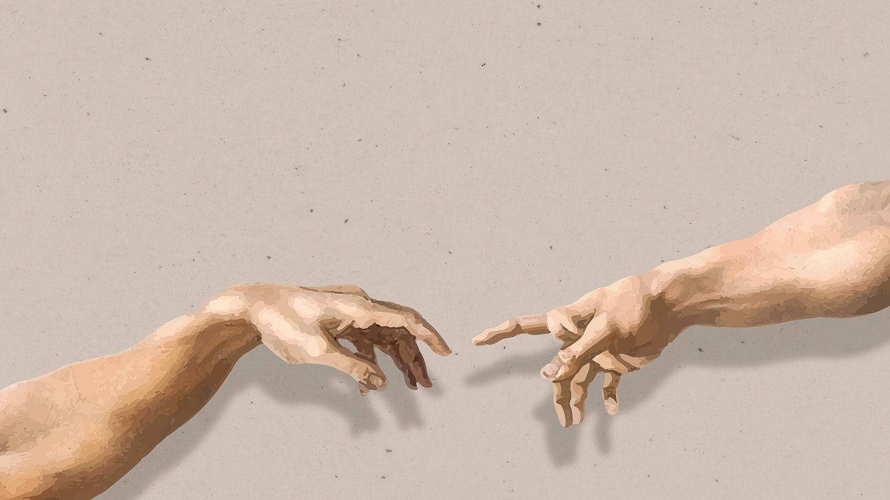 বাদামি নান্দনিক ঈশ্বরের বাহু ল্যাপটপ — নান্দনিক ল্যাপটপ জিআইএফ ওয়ালপেপার