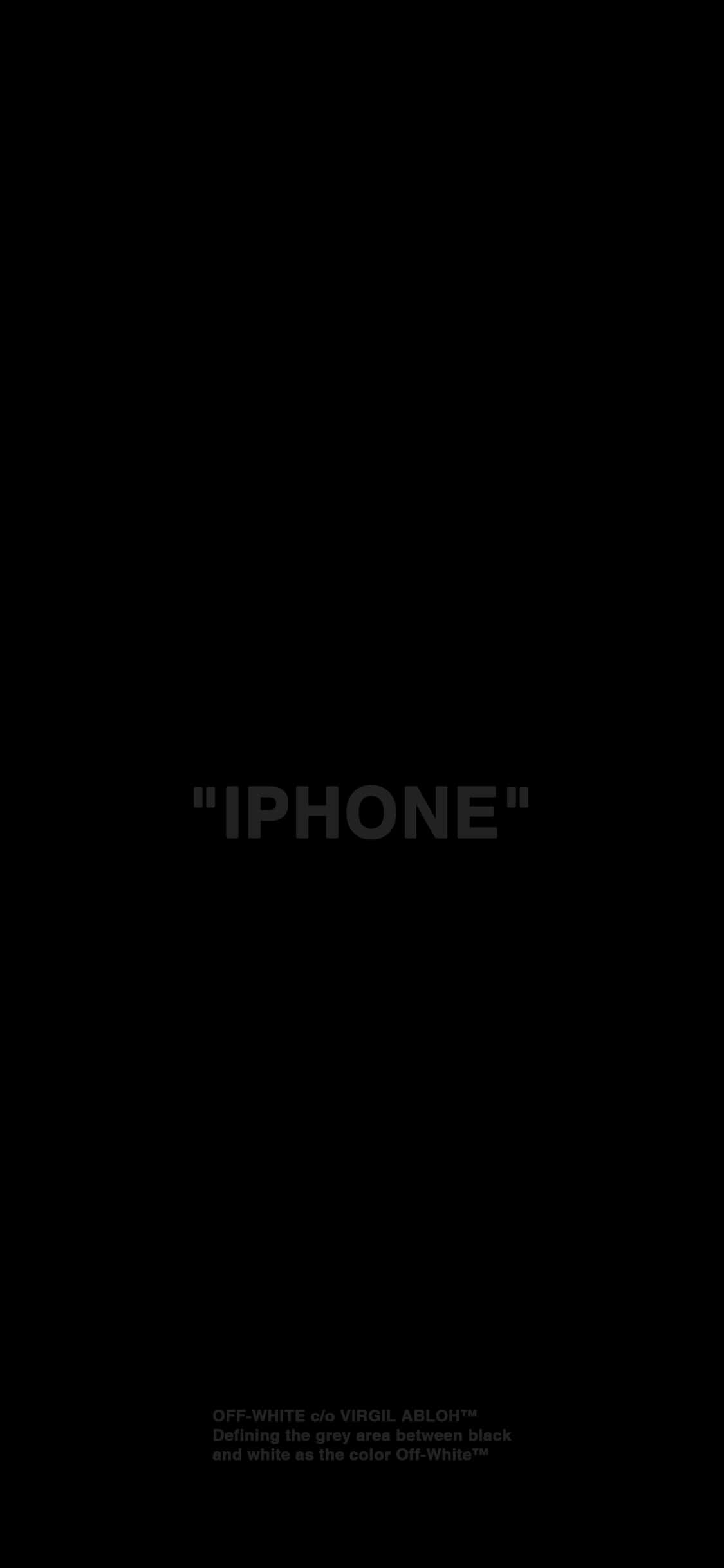 iPhone XS OLED ব্যাকগ্রাউন্ডের জন্য বোল্ড লেটার টাইপোগ্রাফি ওয়ালপেপার