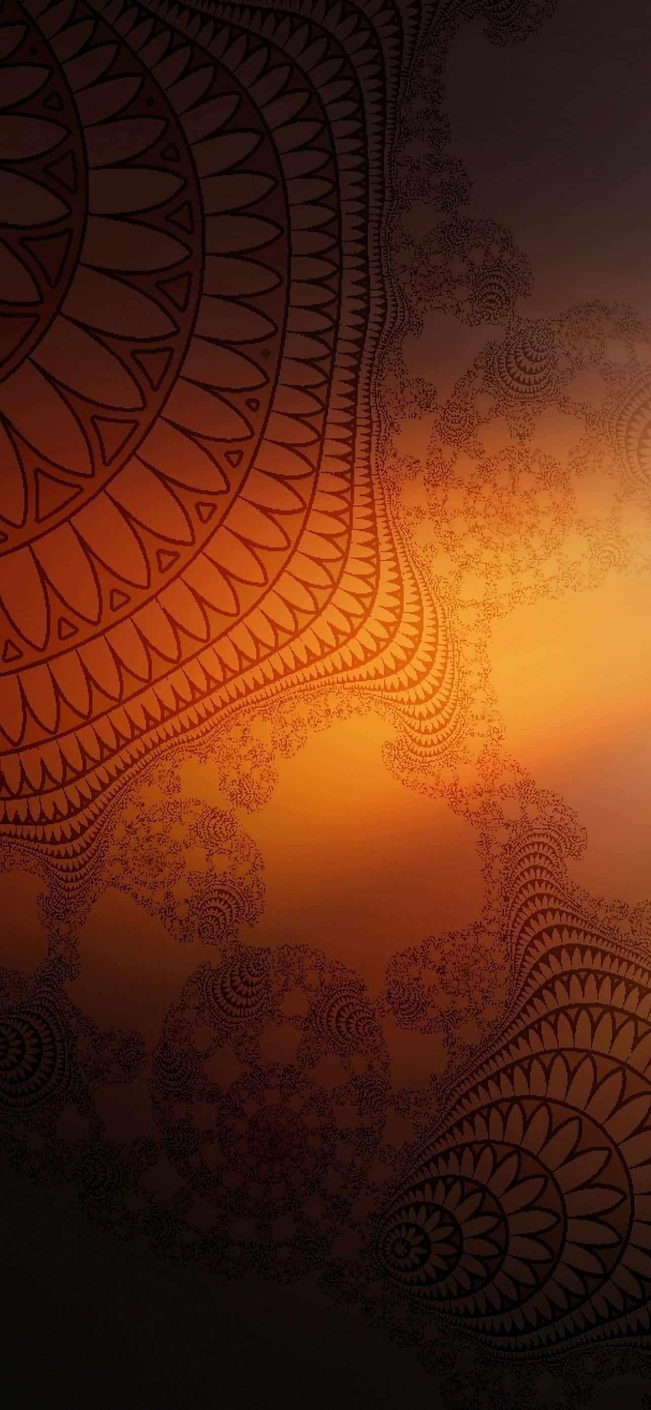 ব্রোঞ্জ ট্রাইবাল প্যাটার্ন ওয়ালপেপার