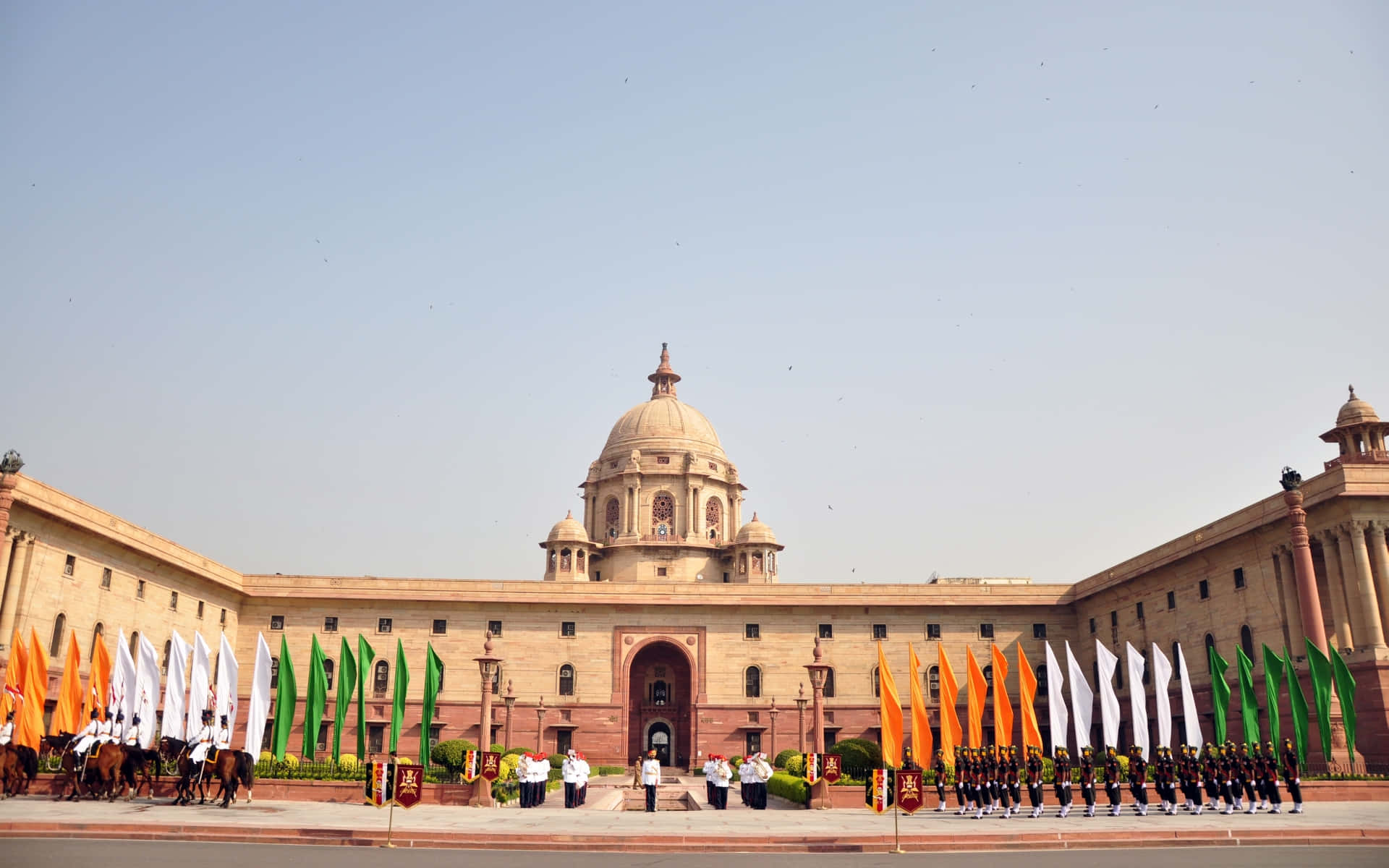 ভারতের রাষ্ট্রপতি ভবন পতাকা ওয়ালপেপার