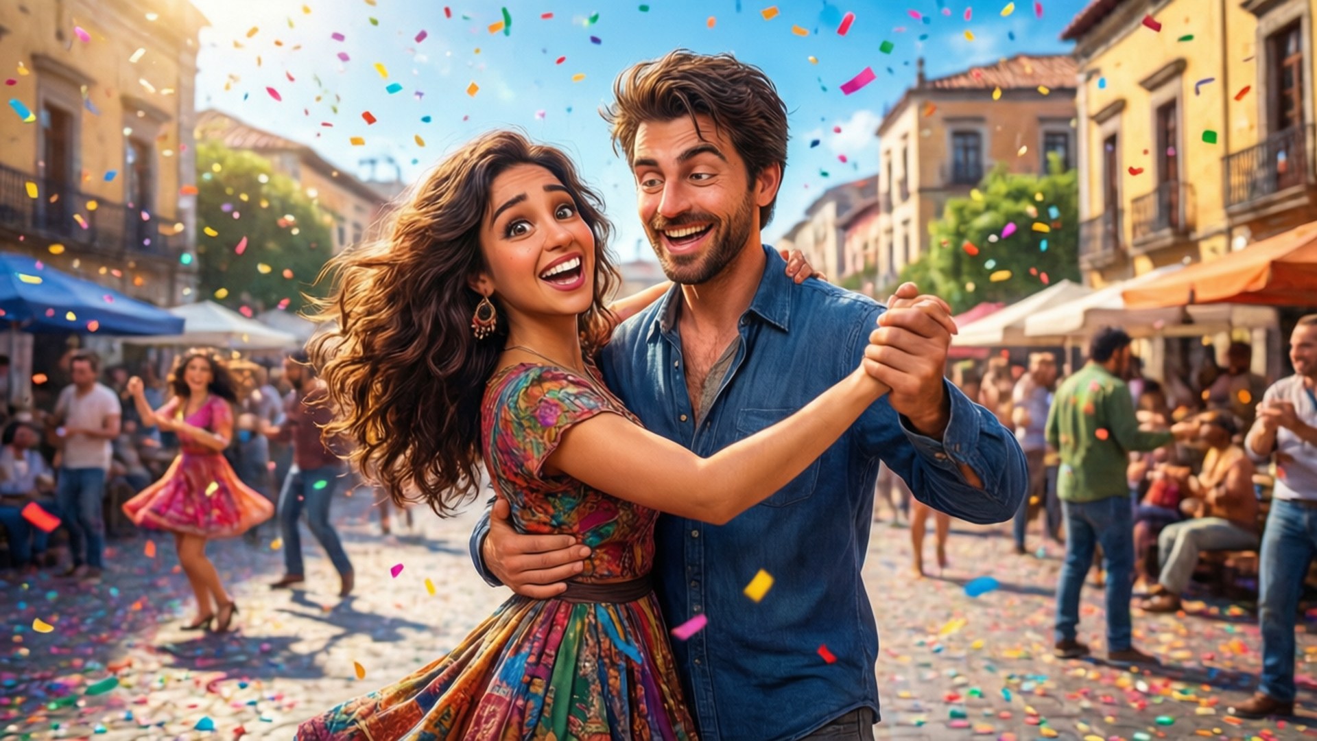 ভিভো এবং গাবির নাচ ওয়ালপেপার