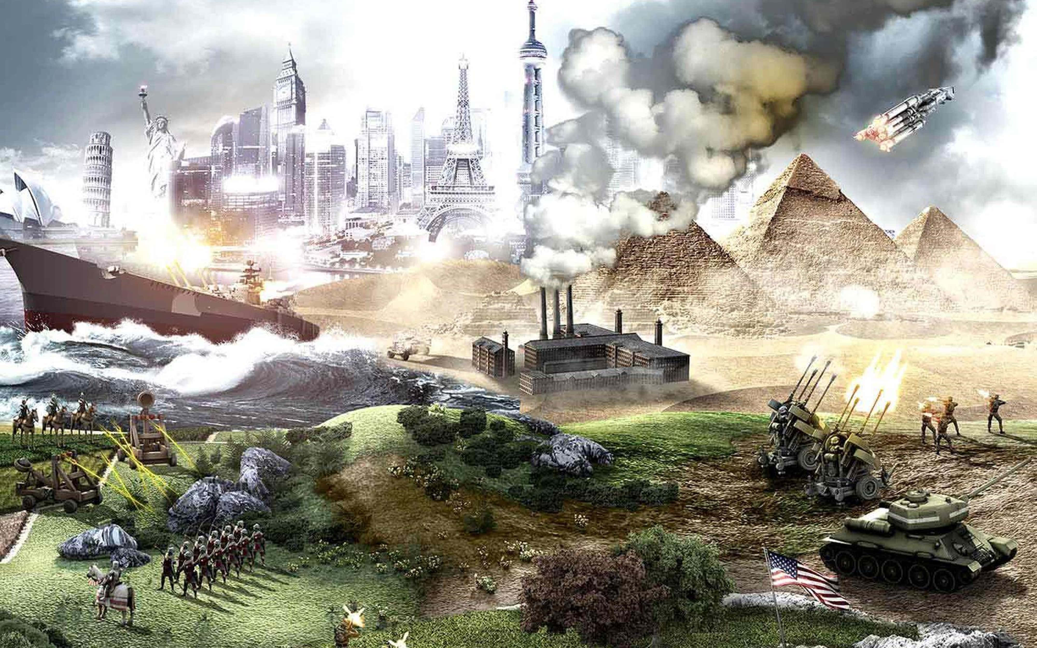 "মন্ত্রমুগ্ধকারী Civilization V গেমপ্লের সম্পূর্ণ 4K রেজোলিউশন সংস্করণ ব্যাকড্রপ।" ওয়ালপেপার