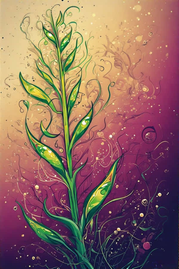 মরুভূমির স্বপ্নময় সন্ধ্যায় শিশিরভেজা কাণ্ড ওয়ালপেপার