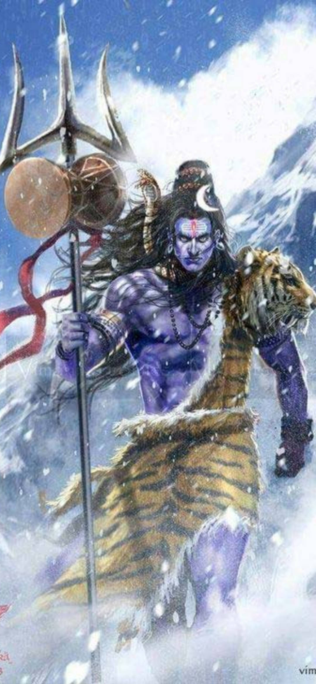 মহাকাল স্নোই মাউন্টেন ওয়ালপেপার