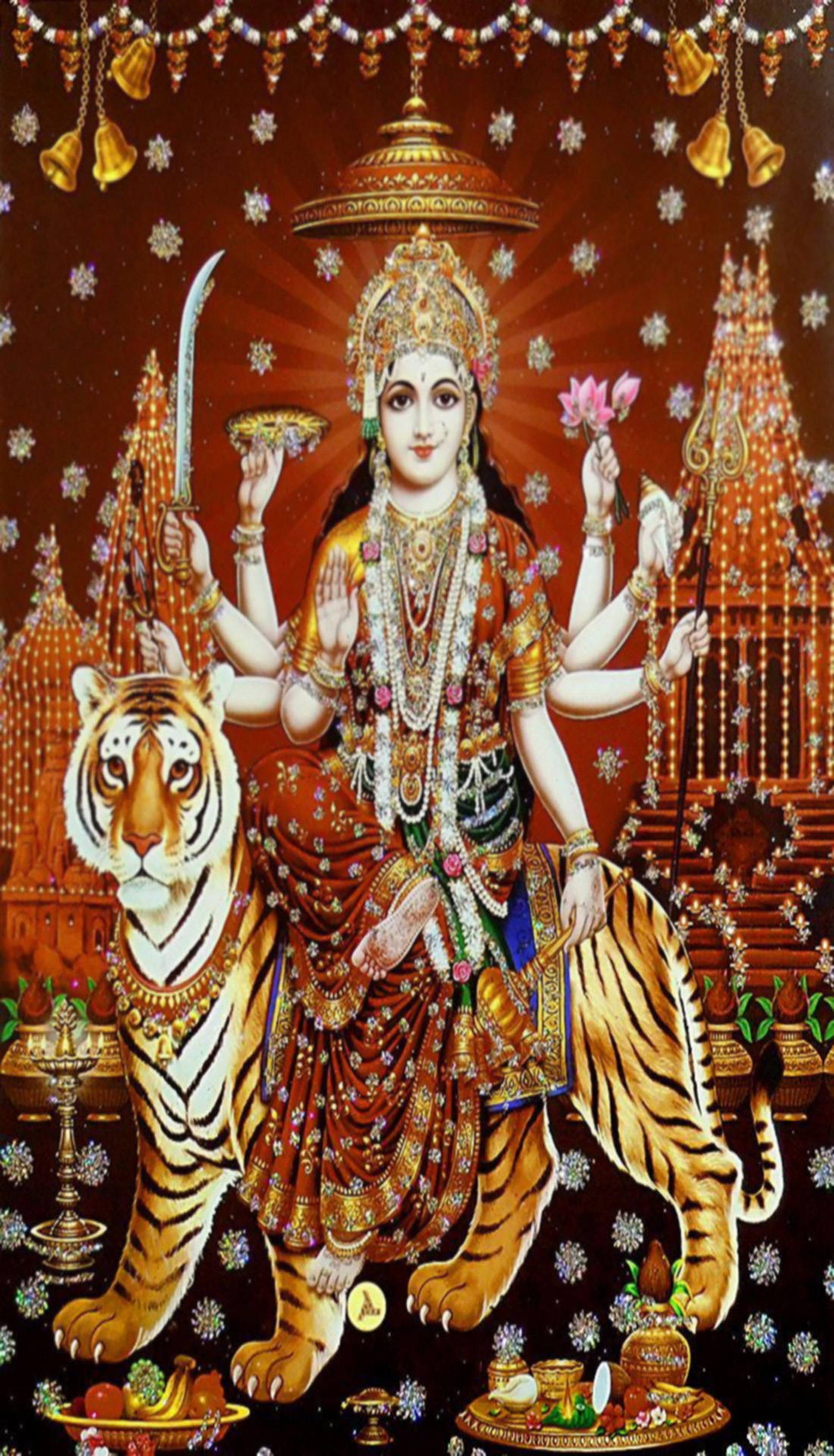 মা শেরাওয়ালি ব্রাউন ফ্লোরাল এসথেটিক