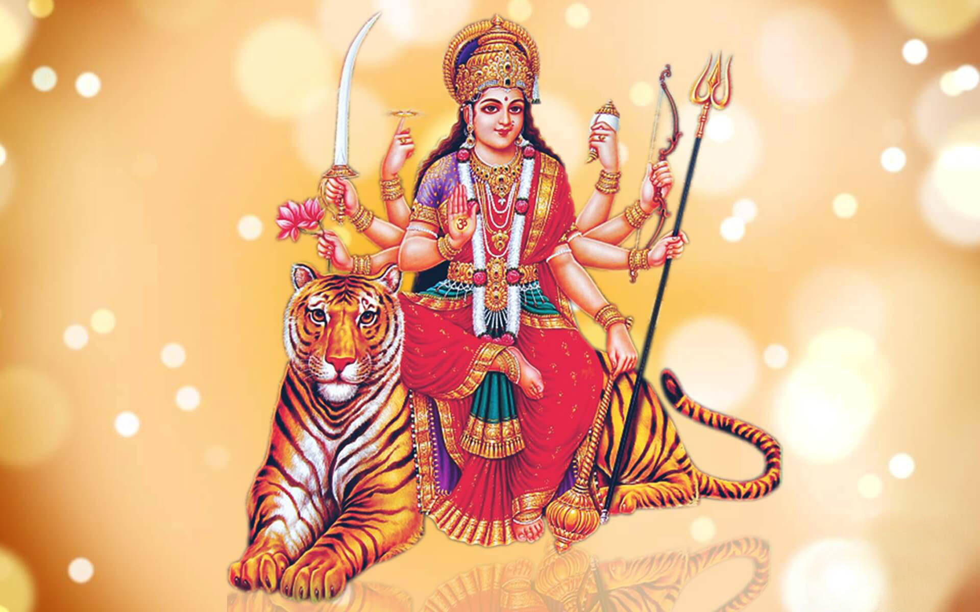 মা শেরাওয়ালী দেবী বেইজ অ্যাস্থেটিক ওয়ালপেপার