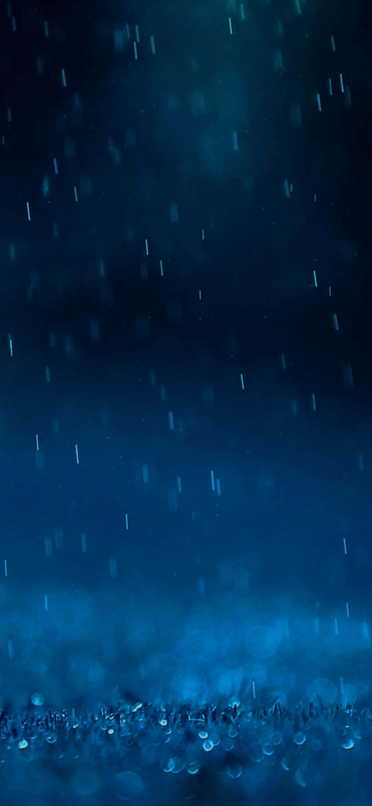 মাটিতে বৃষ্টির ফোঁটা ওয়ালপেপার