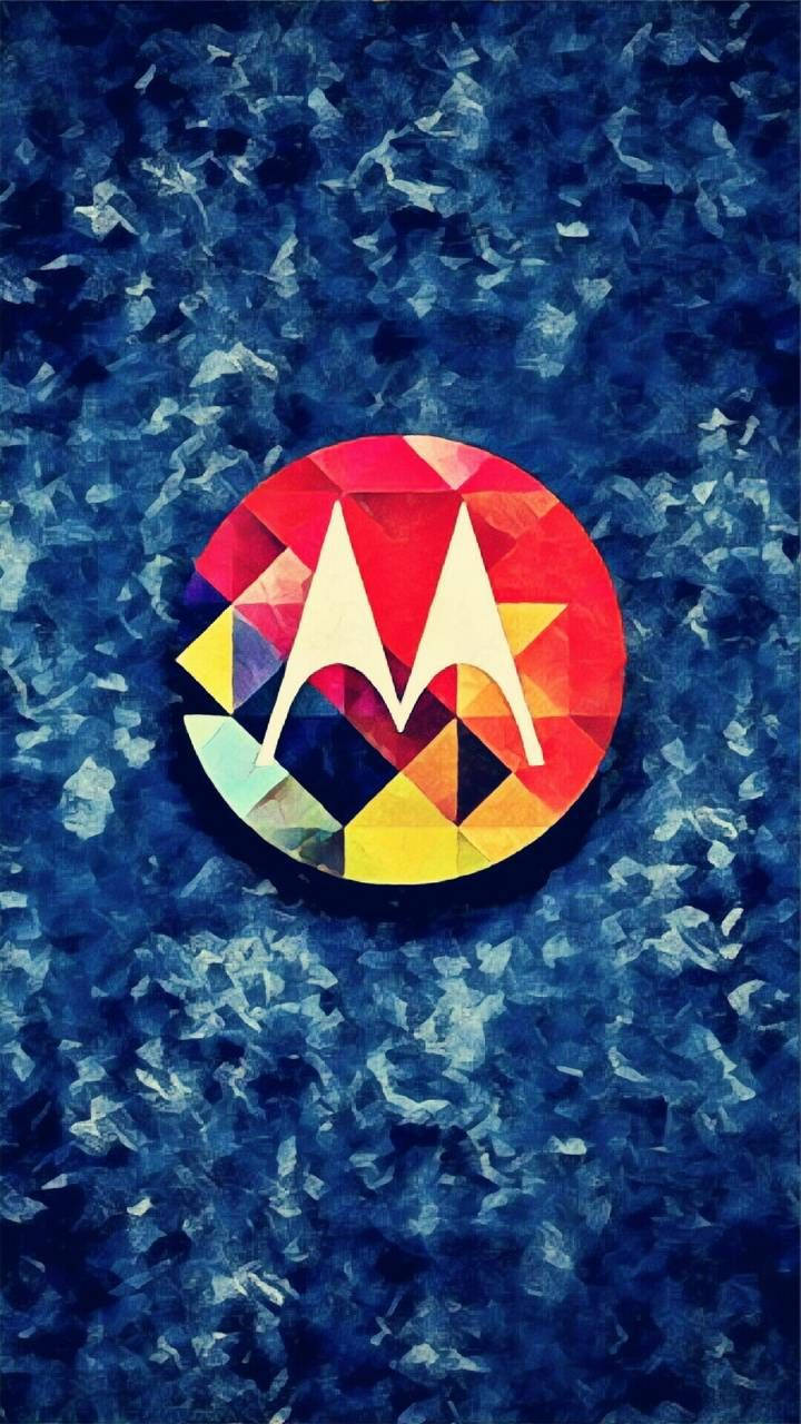 মোটোরোলা নীল শিল্পকর্ম ওয়ালপেপার