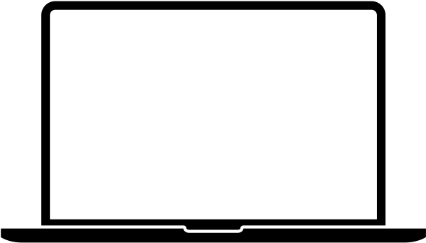 ম্যাকবুক প্রো আউটলাইন ওয়ালপেপার