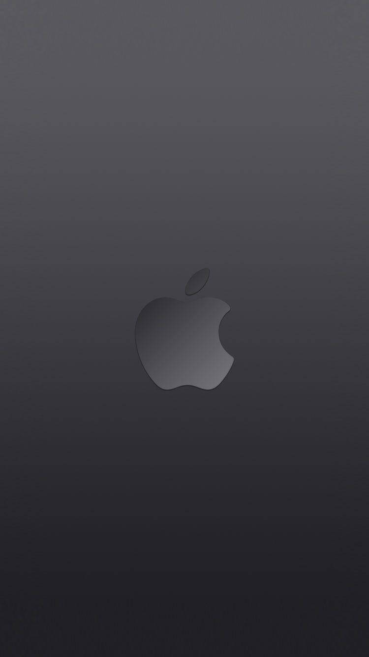 ম্যাট ব্ল্যাক আপেল লোগো iPhone SE ওয়ালপেপার