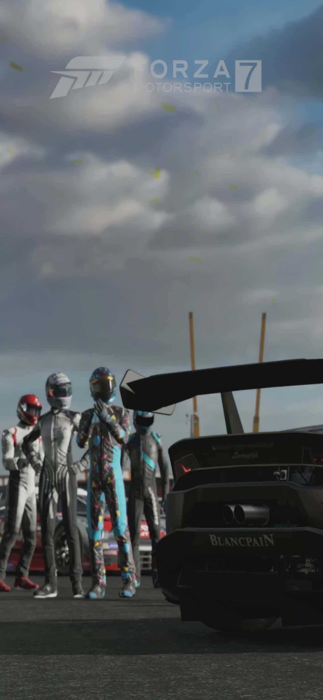 রাইডার iPhone X Forza Motorsport 7 ব্যাকগ্রাউন্ড ওয়ালপেপার