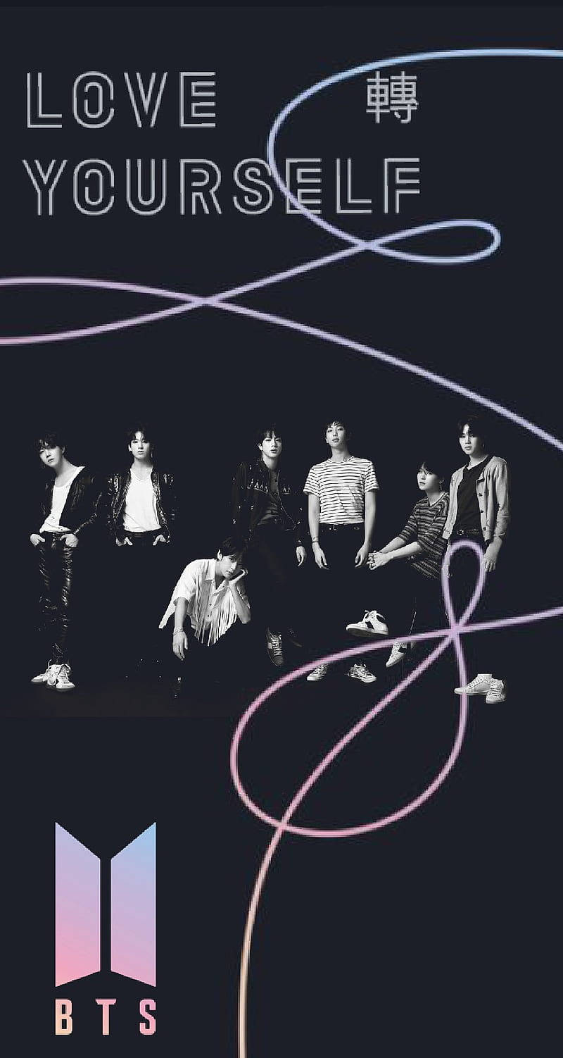 লাভ ইওরসেলফ বিটিএস লোগো ওয়ালপেপার — Bts লোগো GIF ওয়ালপেপার