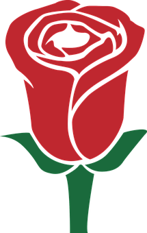 লাল গোলাপ ভেক্টর আর্ট ওয়ালপেপার