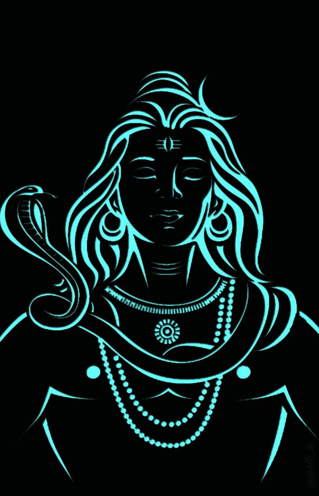 শিব মহাকালের ঈশ্বর নিয়ন এইচডি