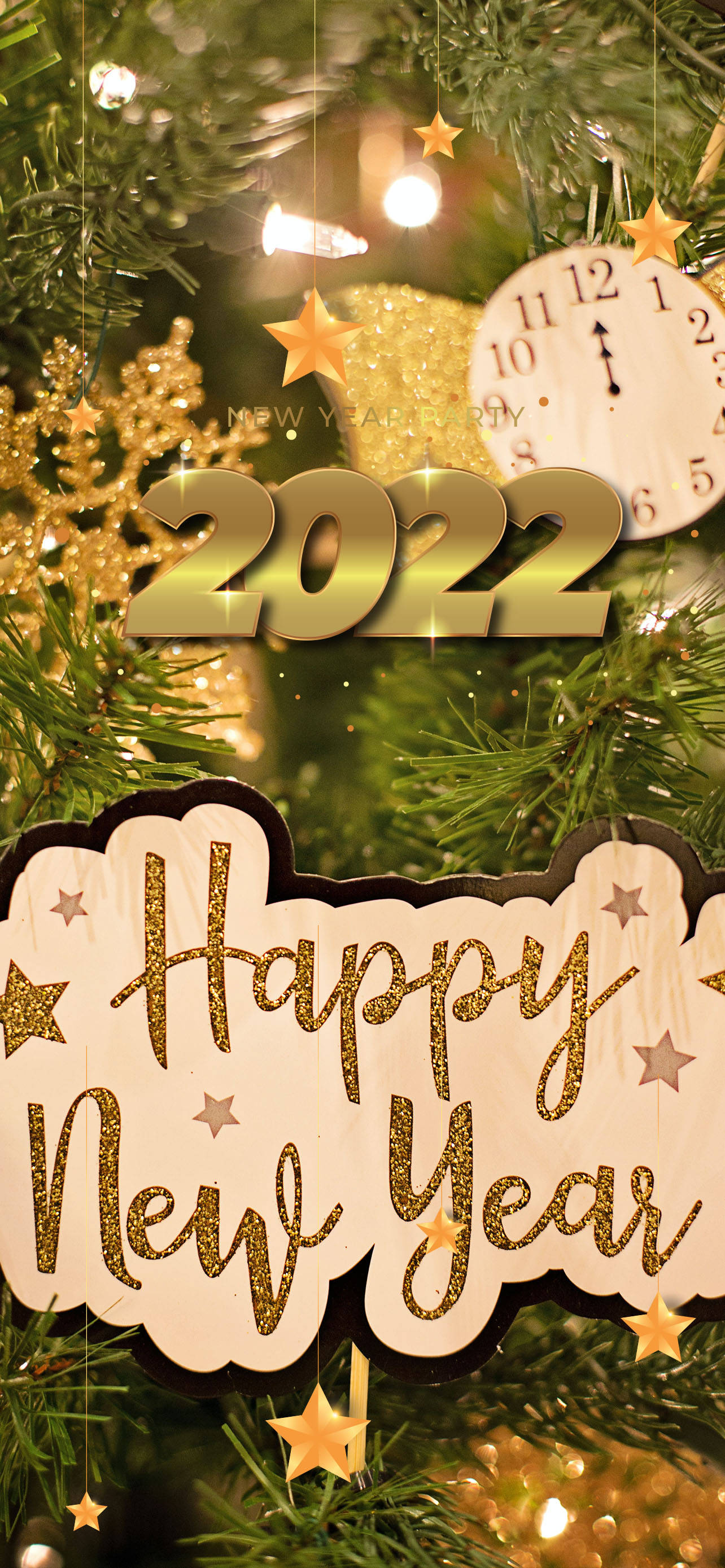 "শুভ নববর্ষ ২০২২ কে জাঁকজমকপূর্ণ আতশবাজির সাথে বরণ" ওয়ালপেপার