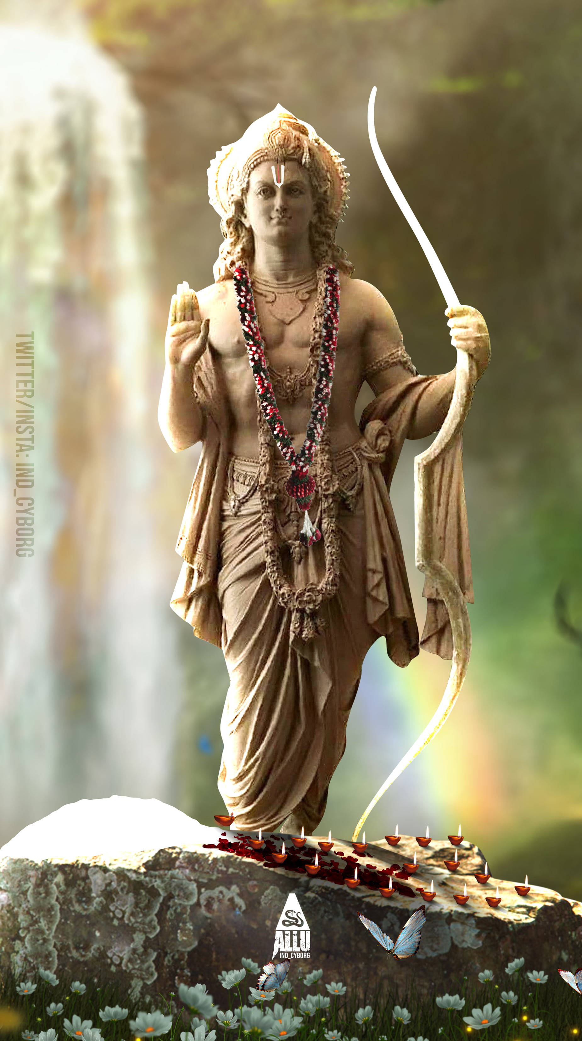 শ্রী রাম জলপ্রপাত ওয়ালপেপার