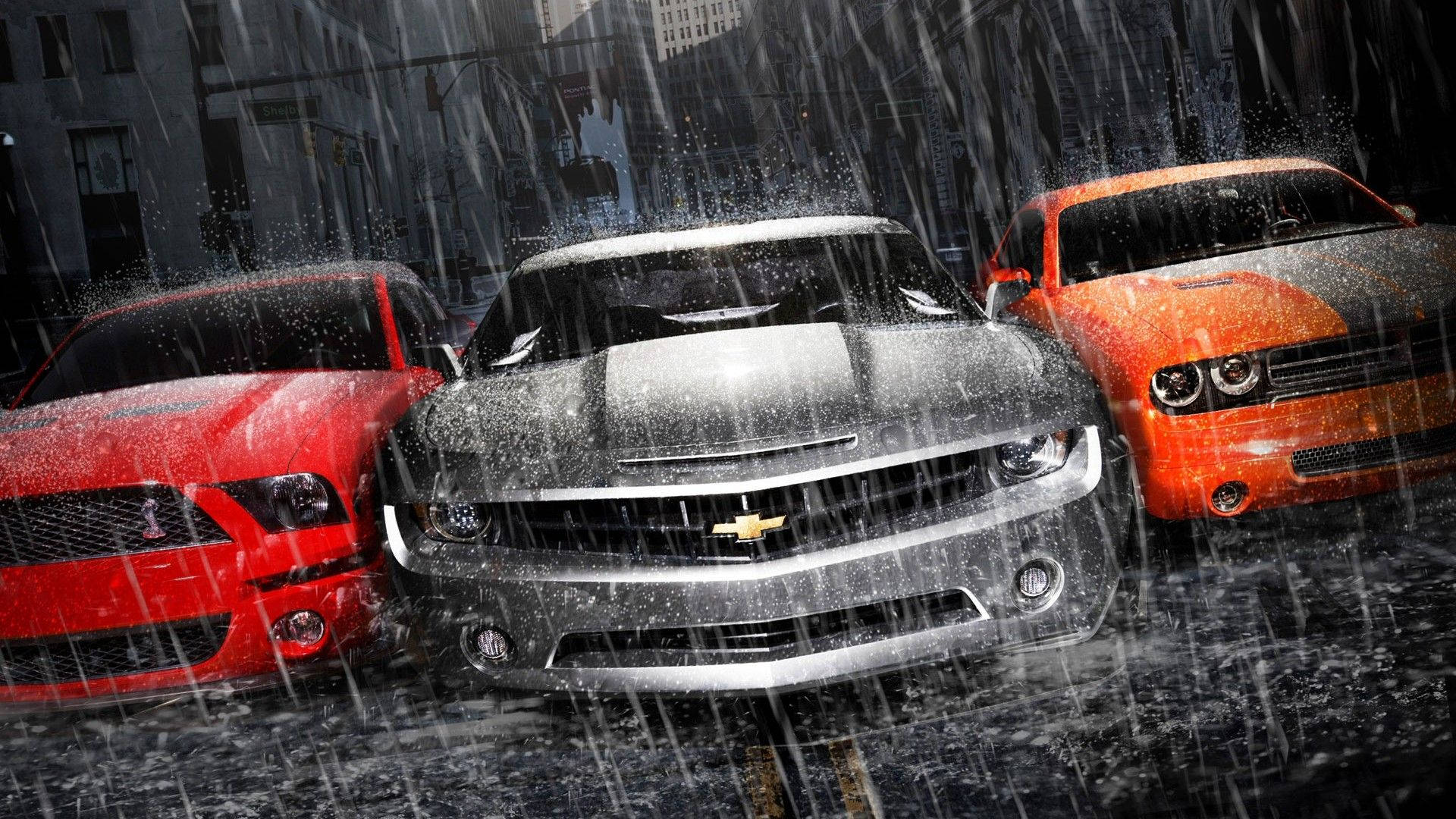 সত্যিই দুর্দান্ত গাড়ি শেভ্রোলেট ক্যামারো ওয়ালপেপার