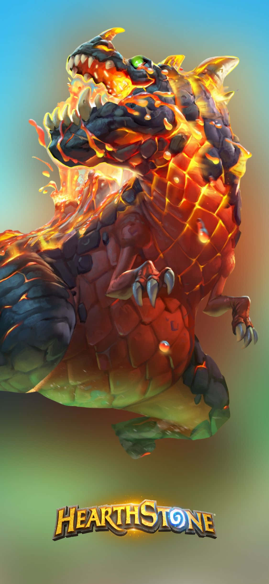 সরীসৃপ প্রাণী iPhone XS Hearthstone ব্যাকগ্রাউন্ড ওয়ালপেপার